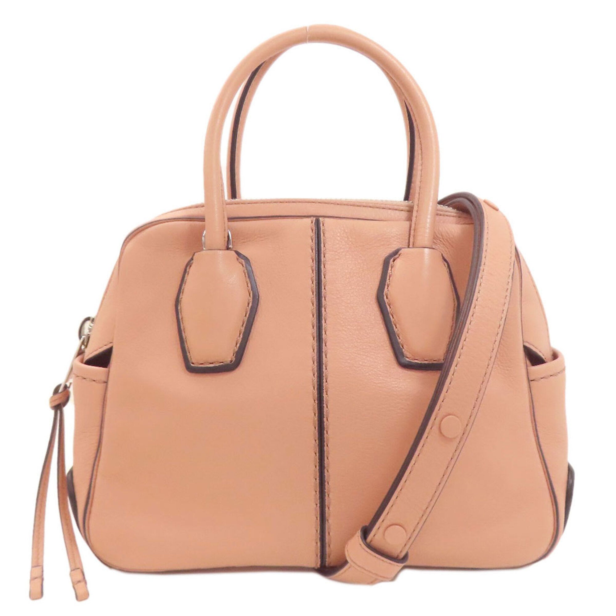 Tod's Pink Leather Handbag (Pre-Owned)