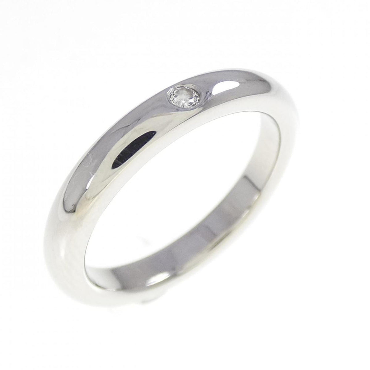 Tiffany Platinum Platinum 950 Band Ring (Pre-Owned)