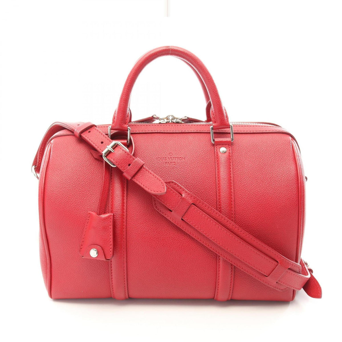 Louis Vuitton Red Color Leather Handbag (Pre-Owned)