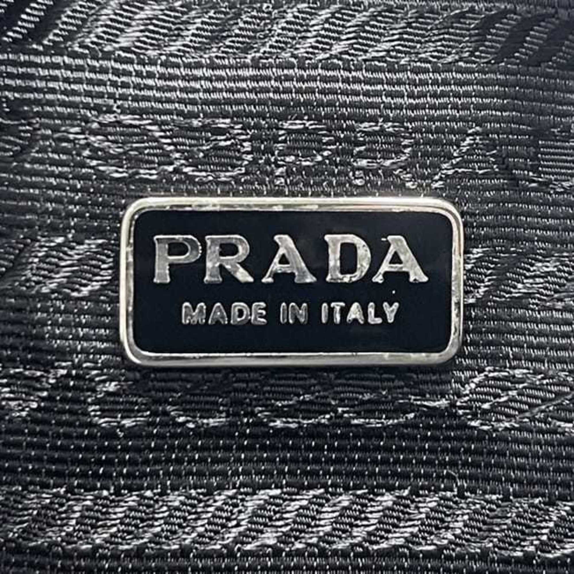 Prada Black Nero Leather Coin Purse/Coin Case (Pre-Owned)