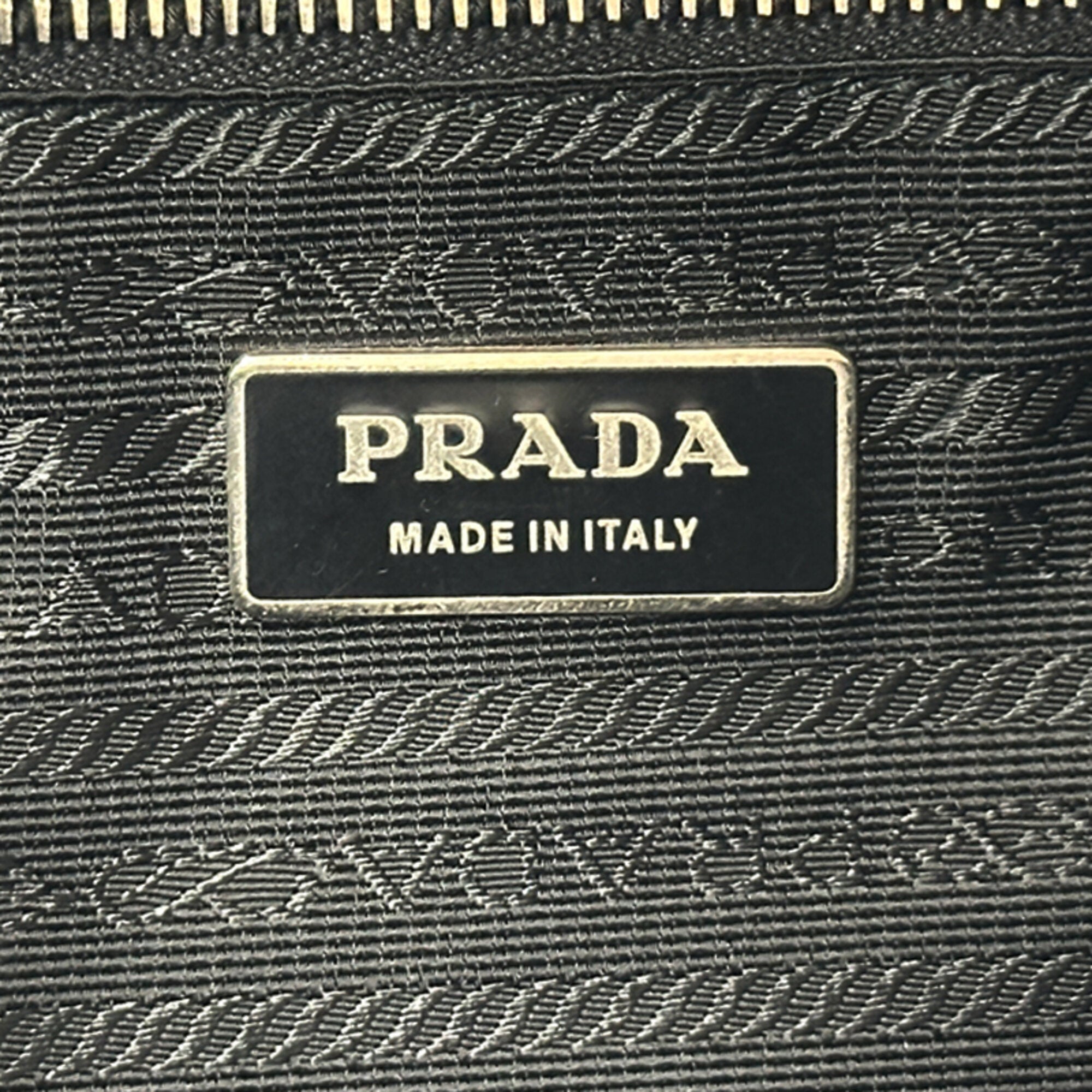 Prada Black Nylon Handbag Shoulder Bag (Pre-Owned)