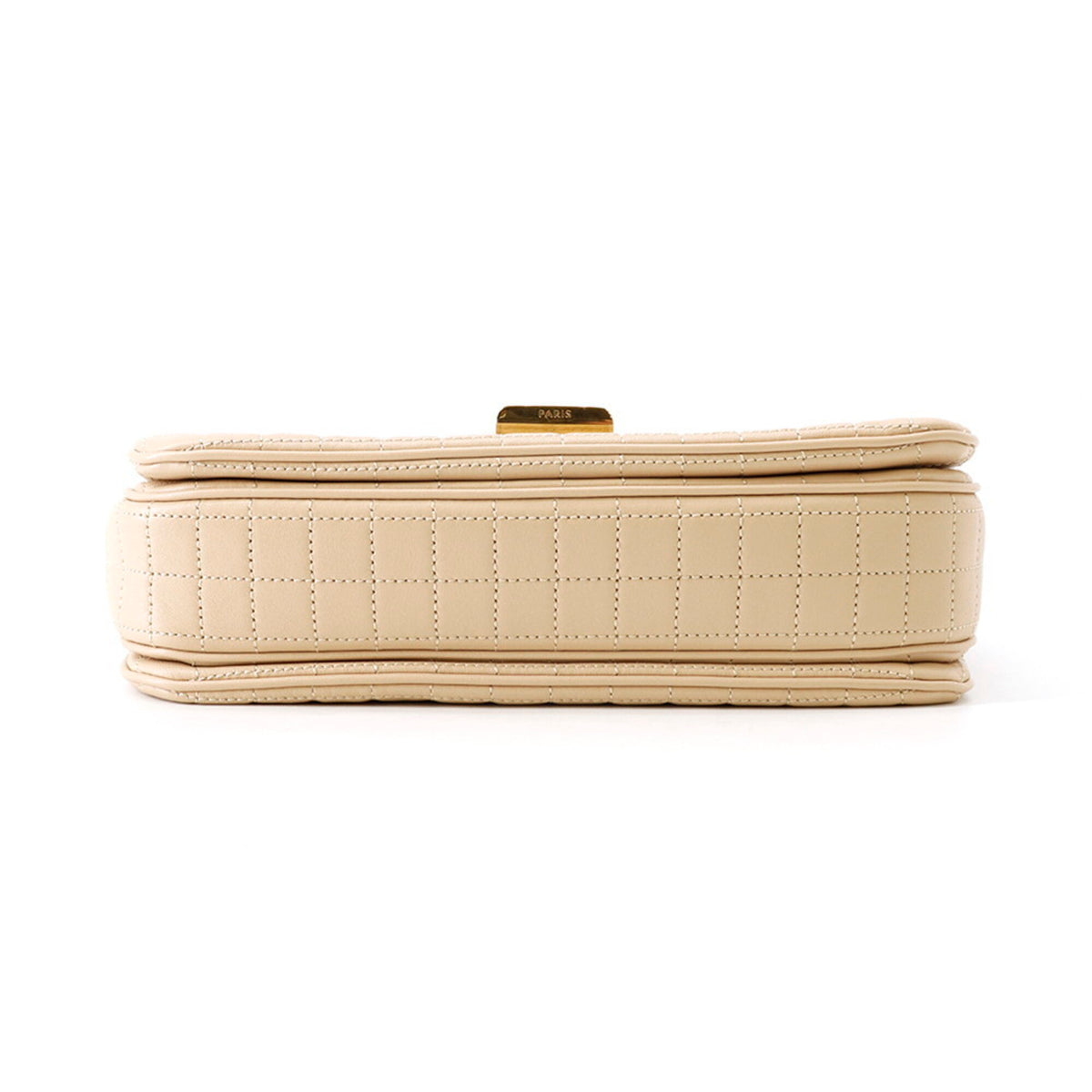 Celine Beige Leather Handbag Shoulder Bag (Pre-Owned)
