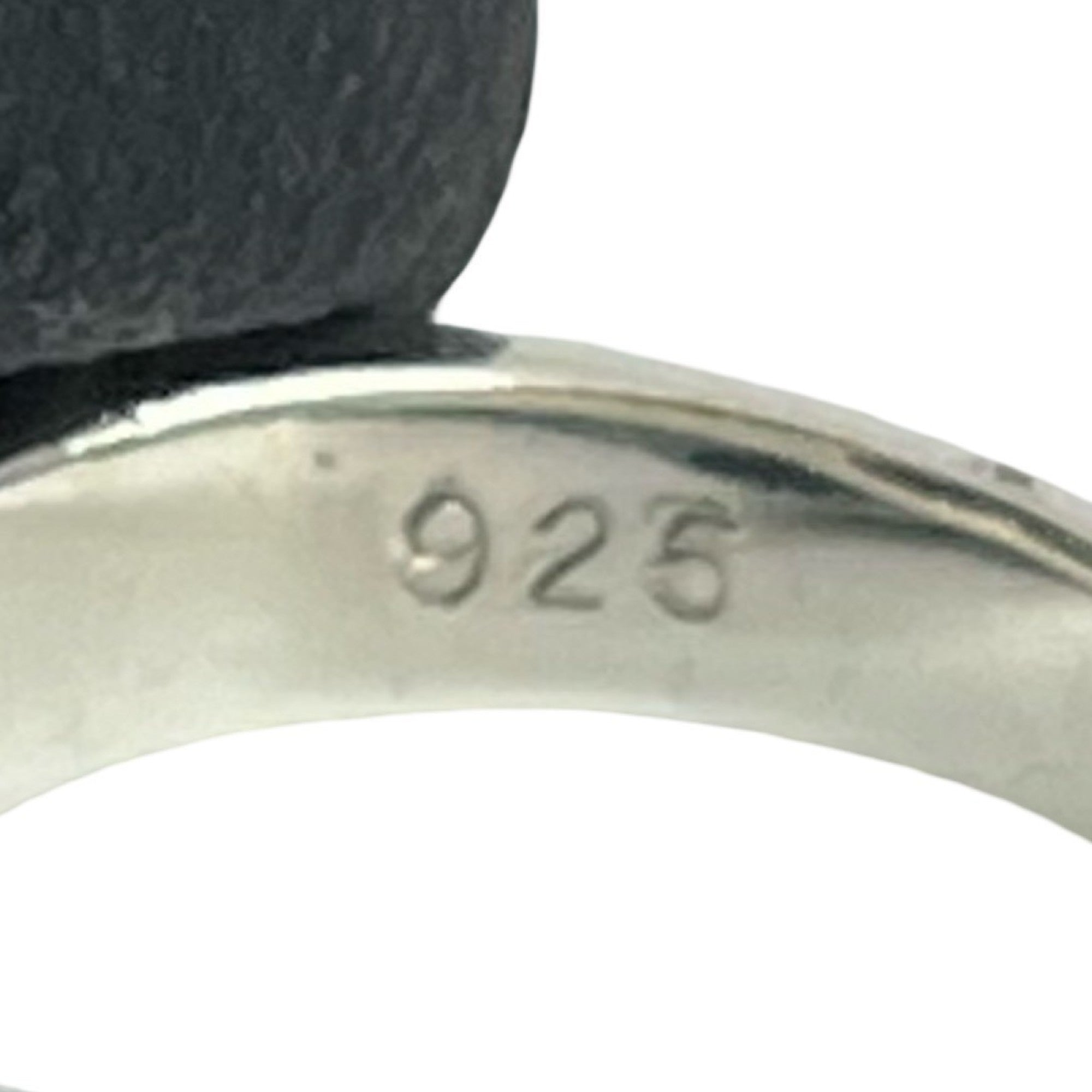 Hermes Silver Silver 925 Band Ring (Pre-Owned)
