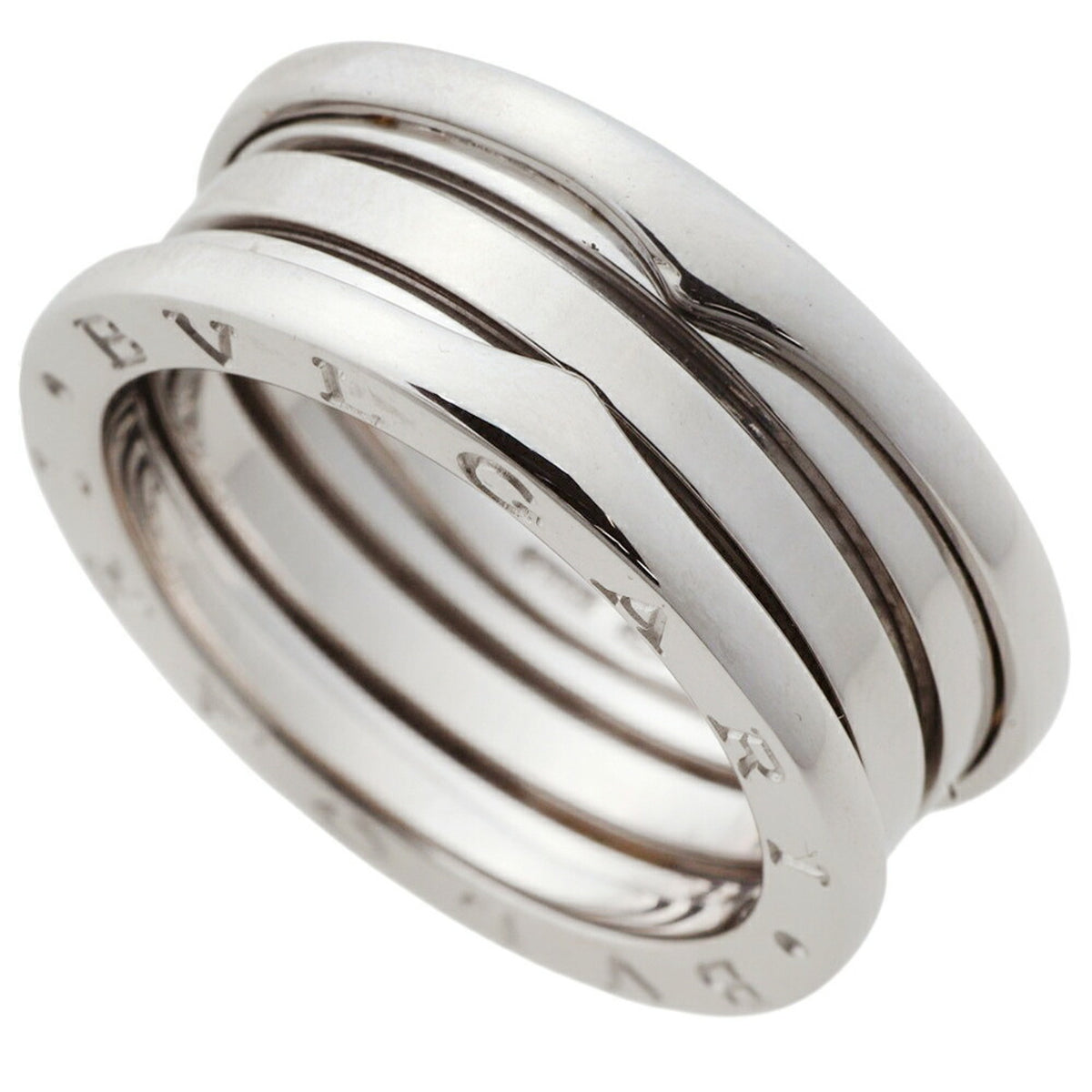 Bvlgari White Gold White Gold (18K) Band Ring (Pre-Owned)