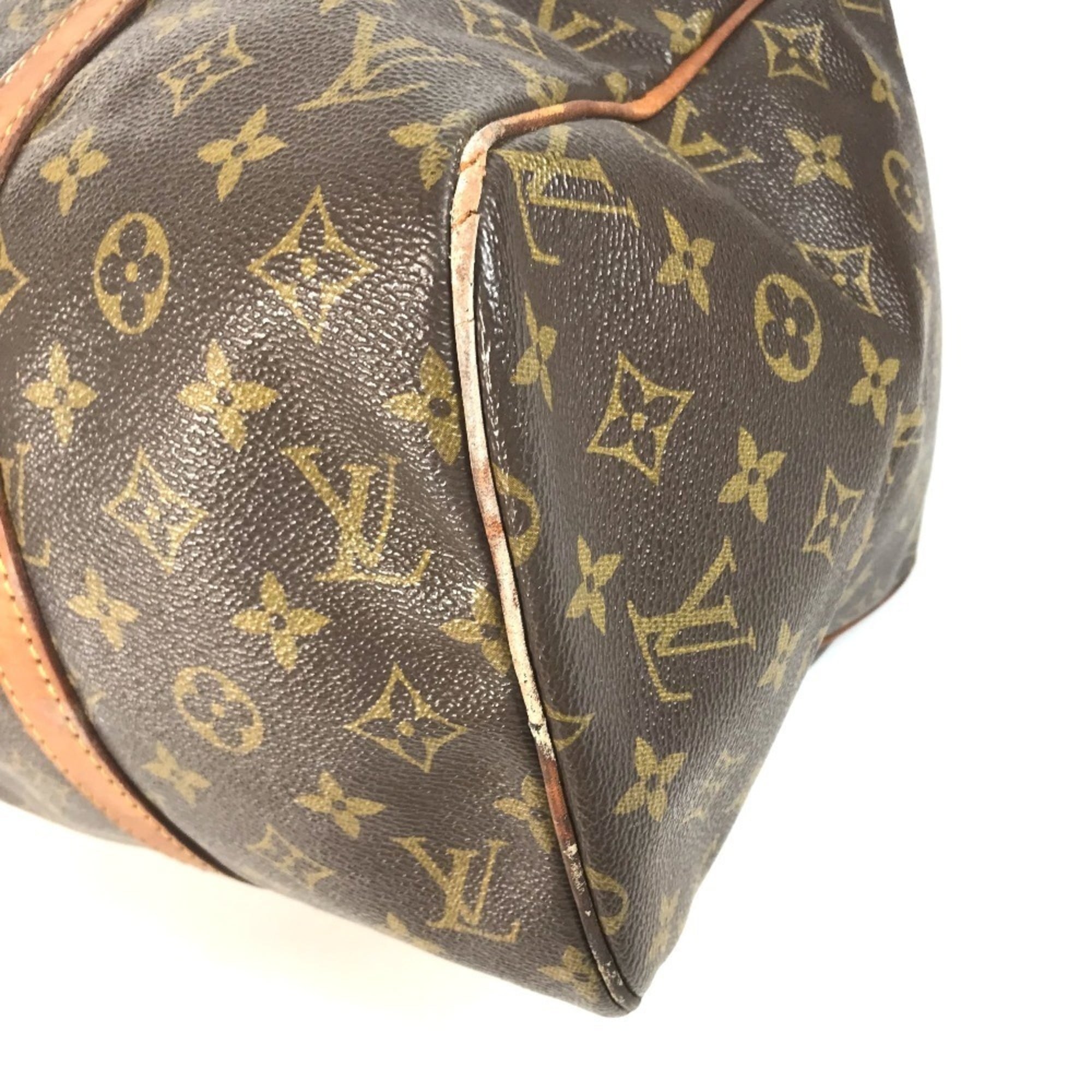 Louis Vuitton Monogram Brown Monogram Boston Bag Handbag Tote Bag (Pre-Owned)