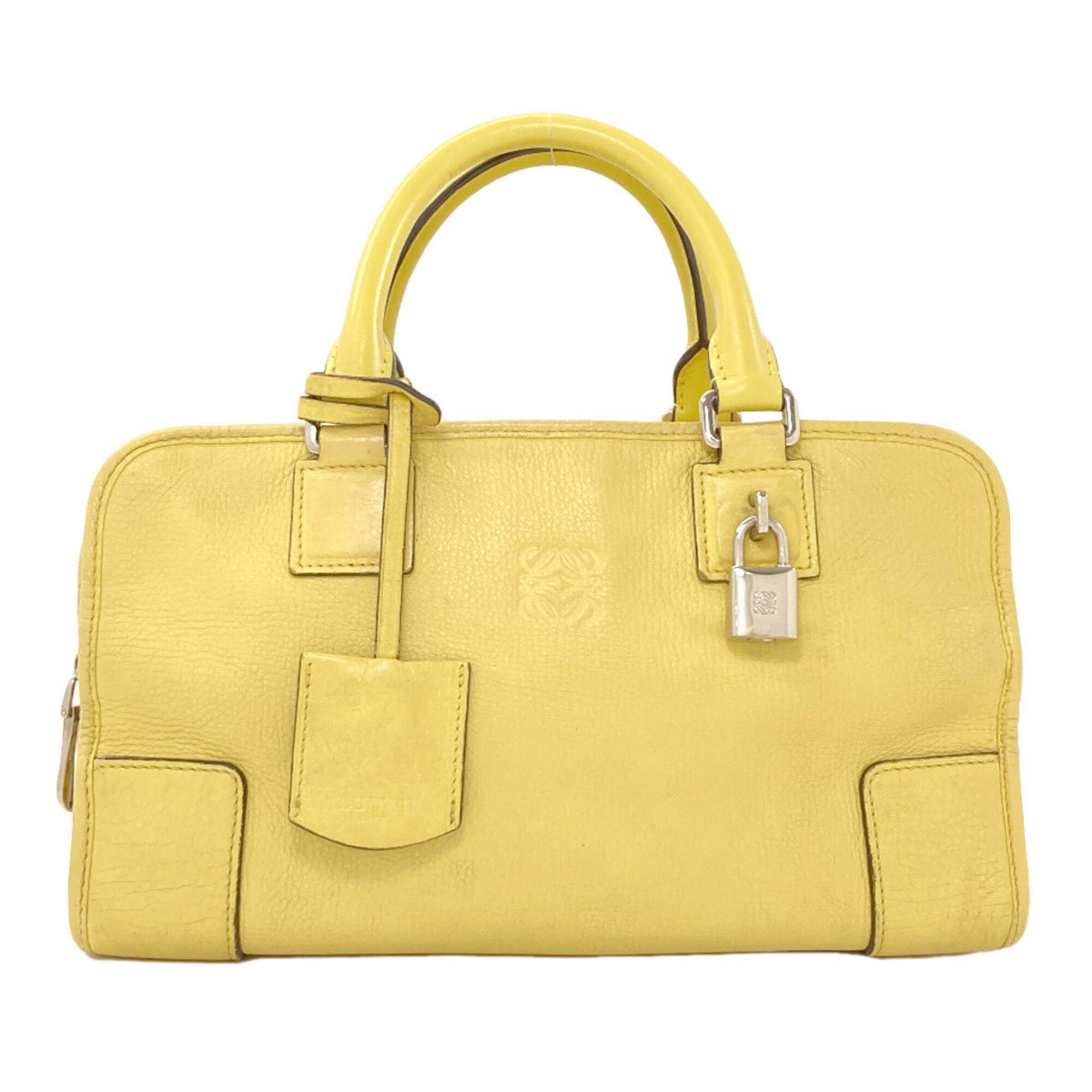 Loewe Yellow Leather Handbag (Pre-Owned)