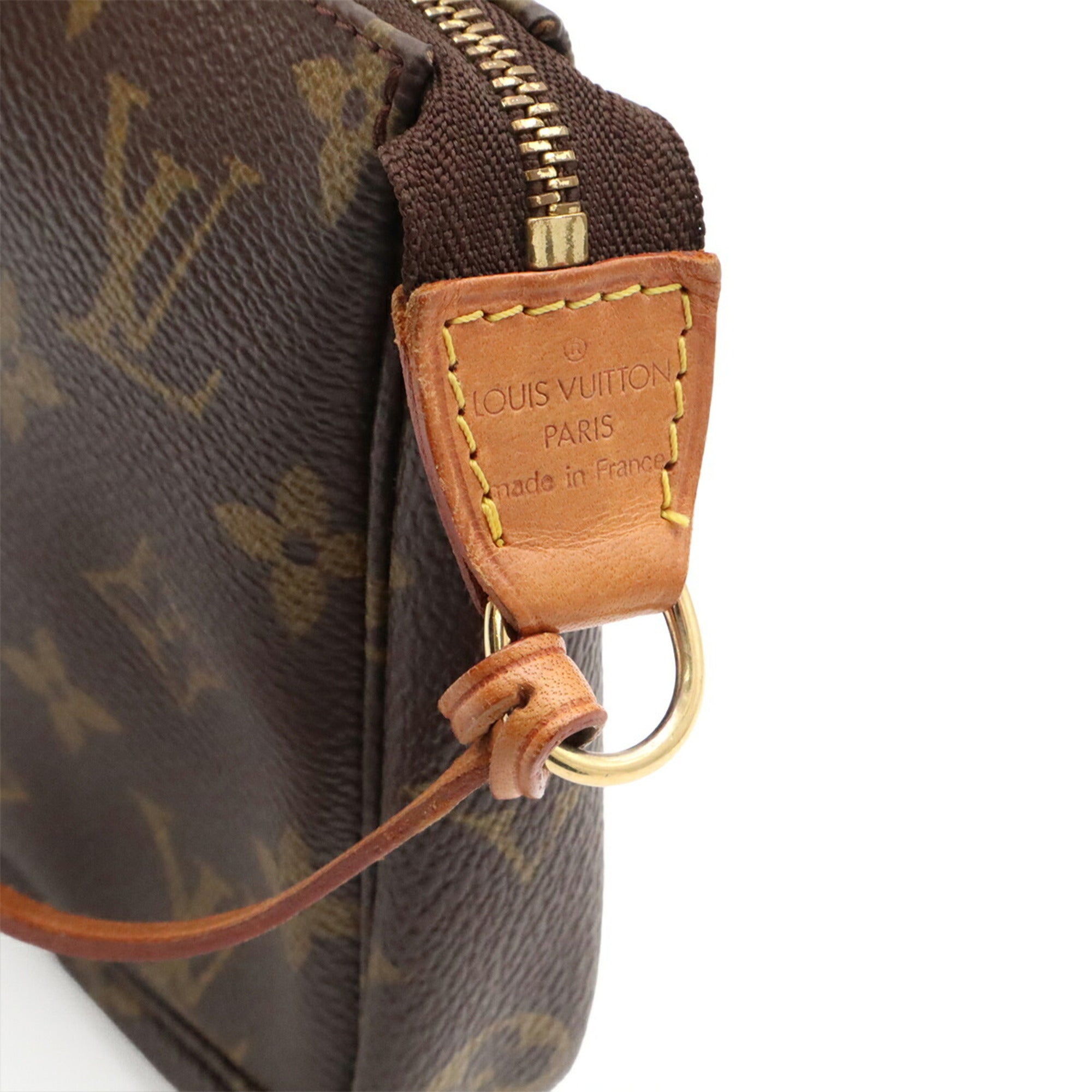 Louis Vuitton Brown Monogram Canvas Pvc Coated Canvas Handbag Pochette Pouch (Pre-Owned)