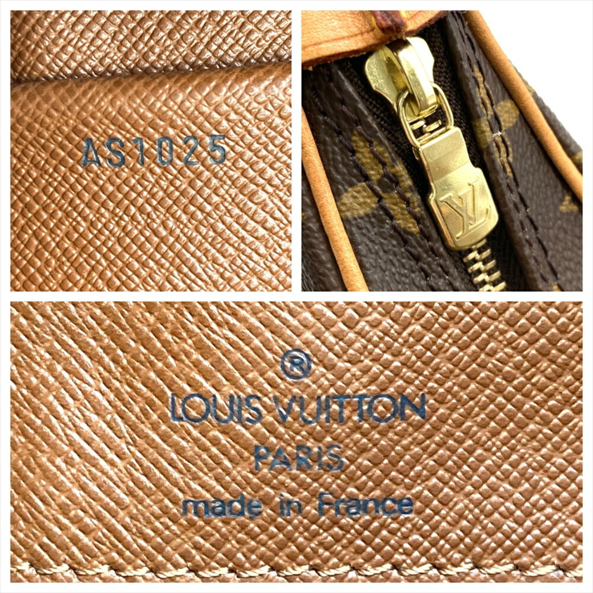 Louis Vuitton Brown Monogram Canvas Shoulder Bag (Pre-Owned)