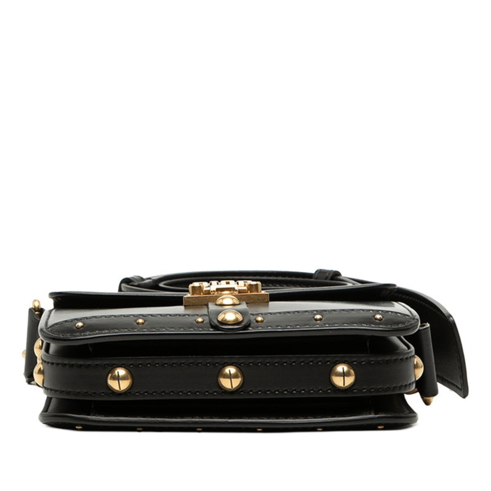 Christian Dior Black Leather Shoulder Bag (Pre-Owned)
