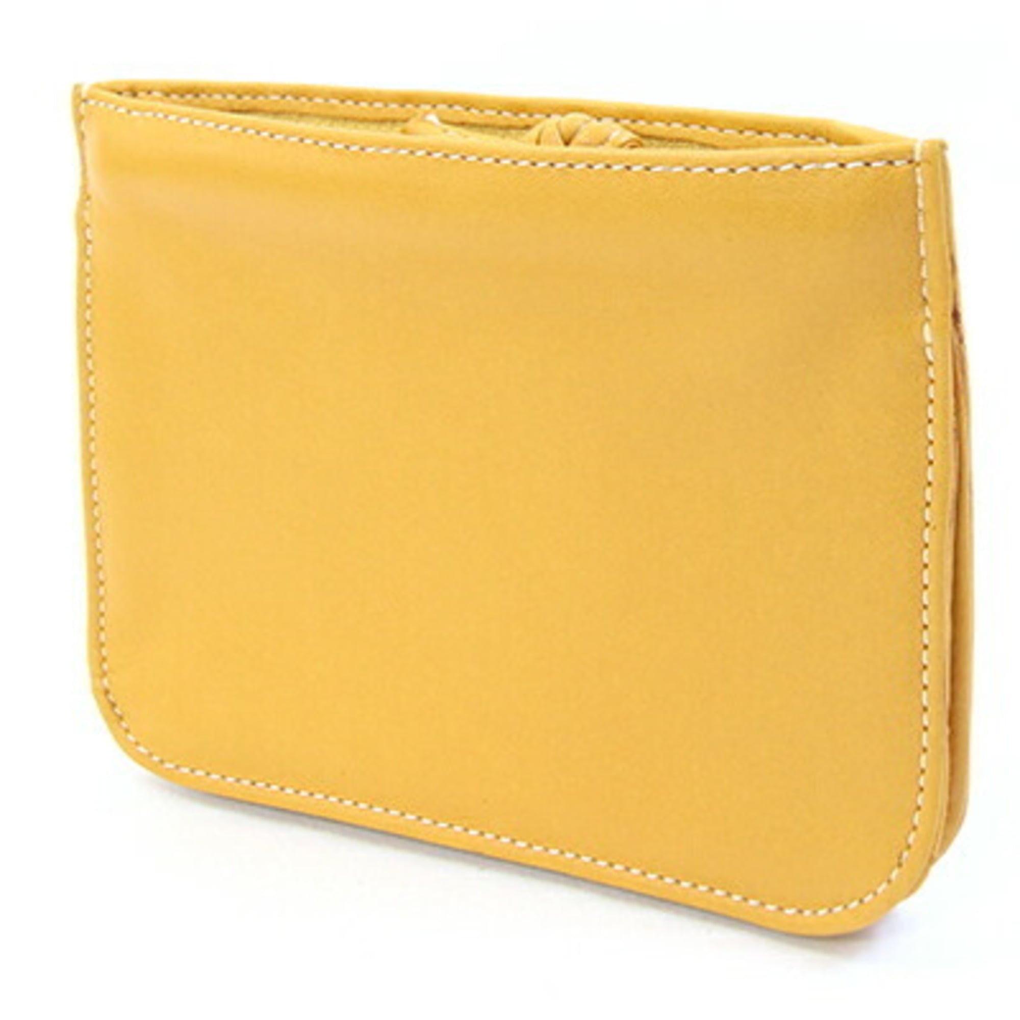 Loewe Yellow Leather Pouch (Pre-Owned)