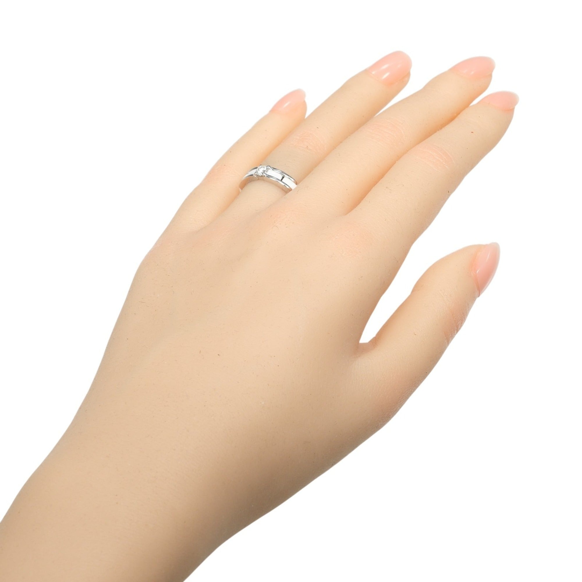 Chanel White Gold (18K) Ceramic Band Ring (Pre-Owned)