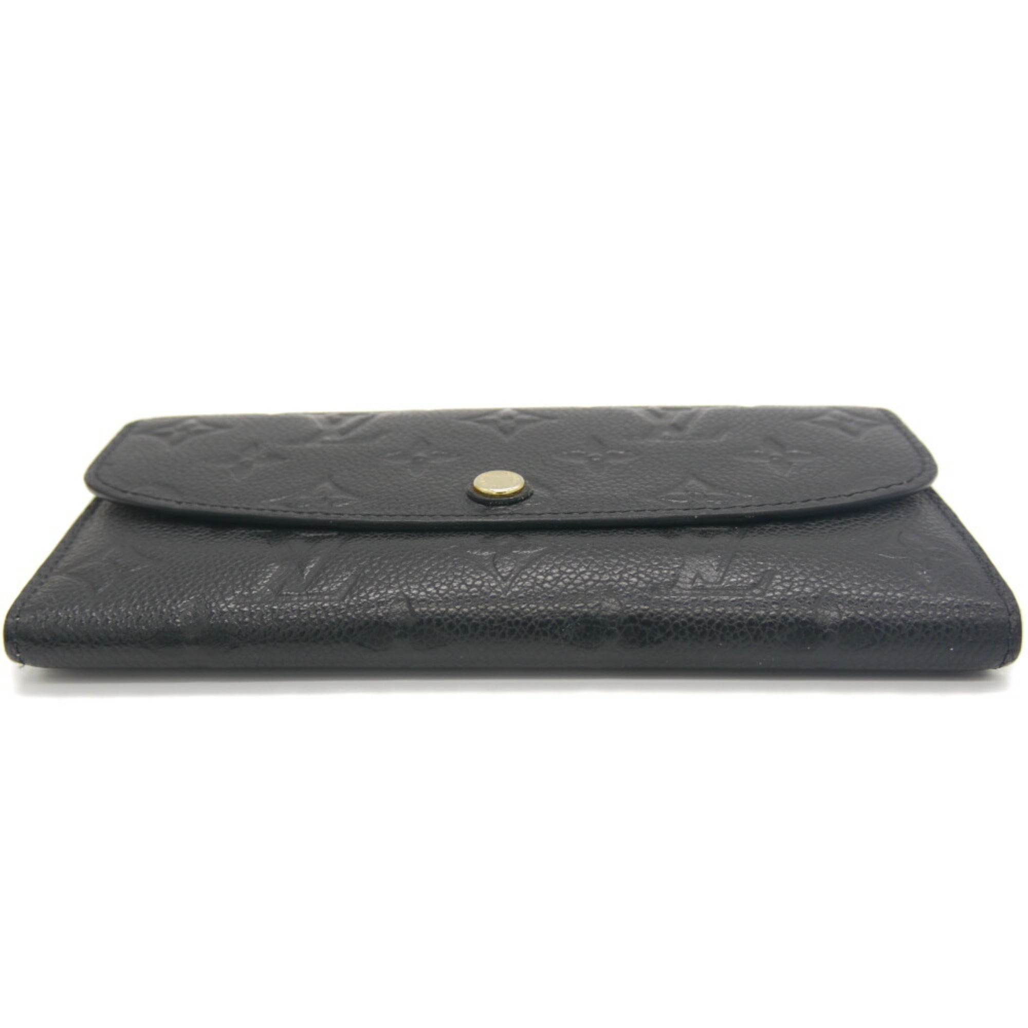Louis Vuitton Monogram Noir Monogram Empreinte Long Wallet (Bi-Fold) (Pre-Owned)