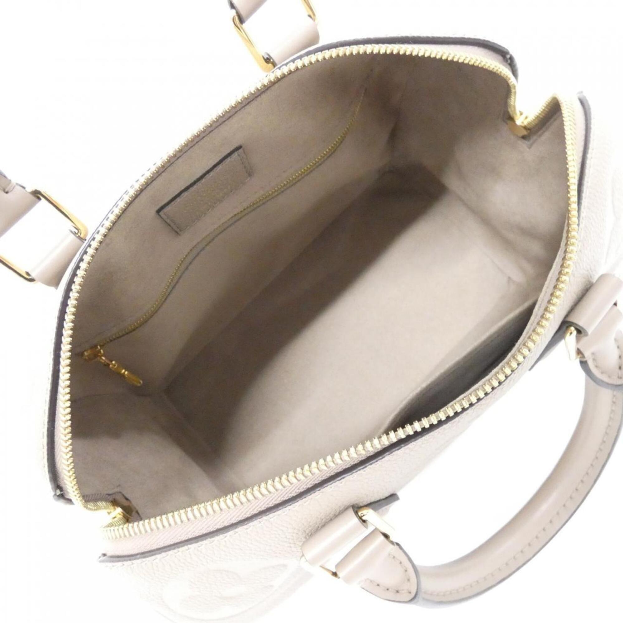 Louis Vuitton Beige Tourterelle Leather Boston Bag (Pre-Owned)