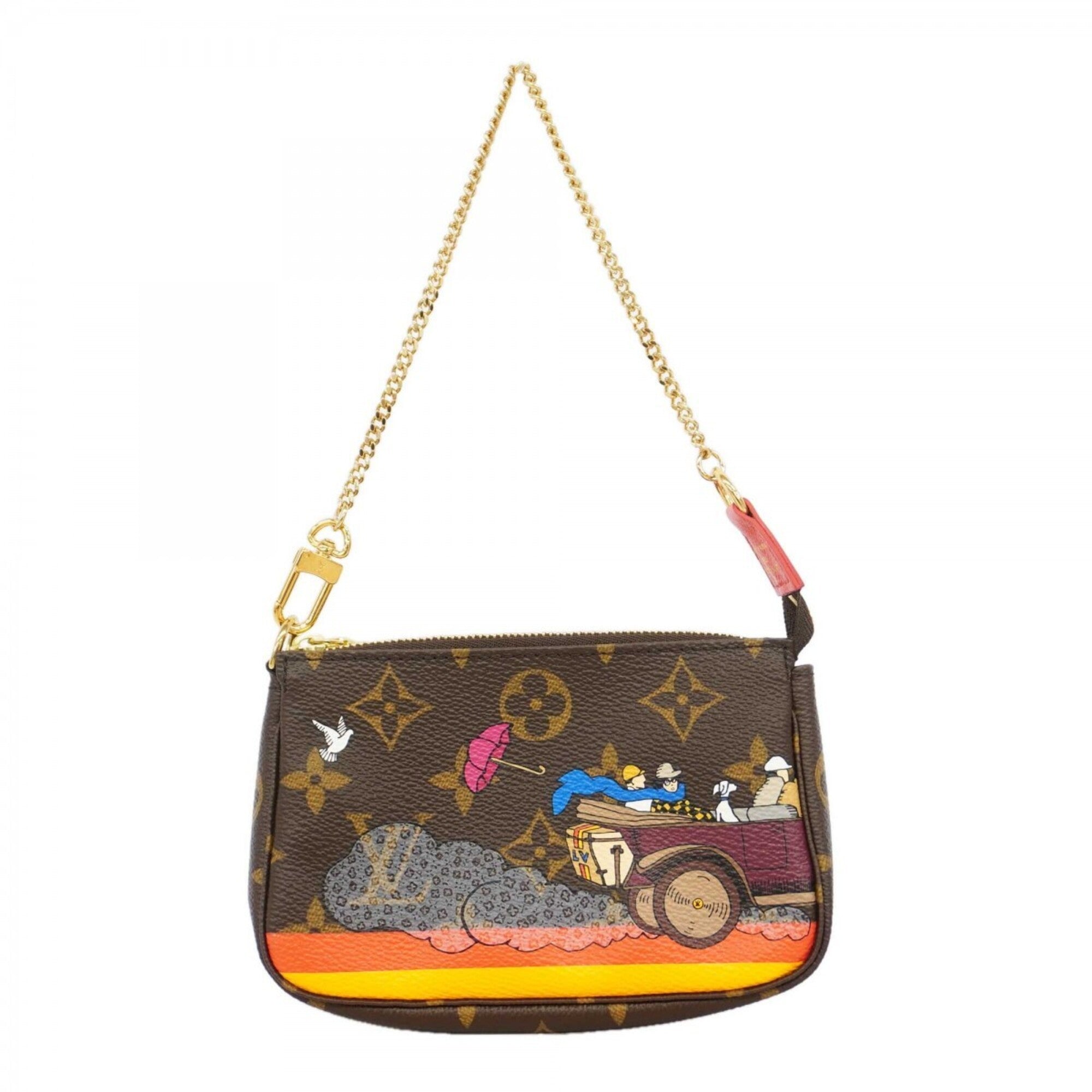 Louis Vuitton Brown Pouch (Pre-Owned)