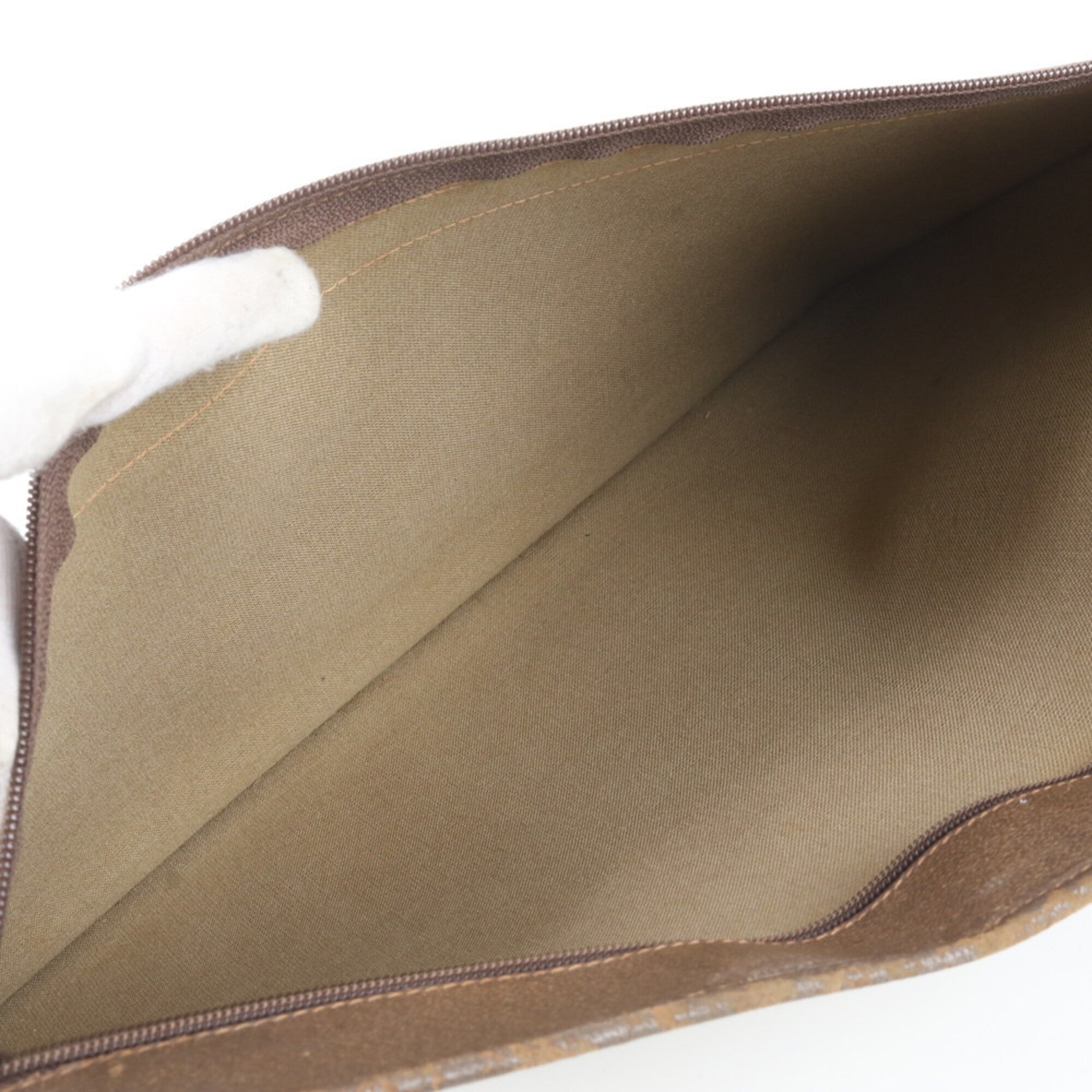 Gucci Brown Leather Coated Canvas (Pre-Owned)