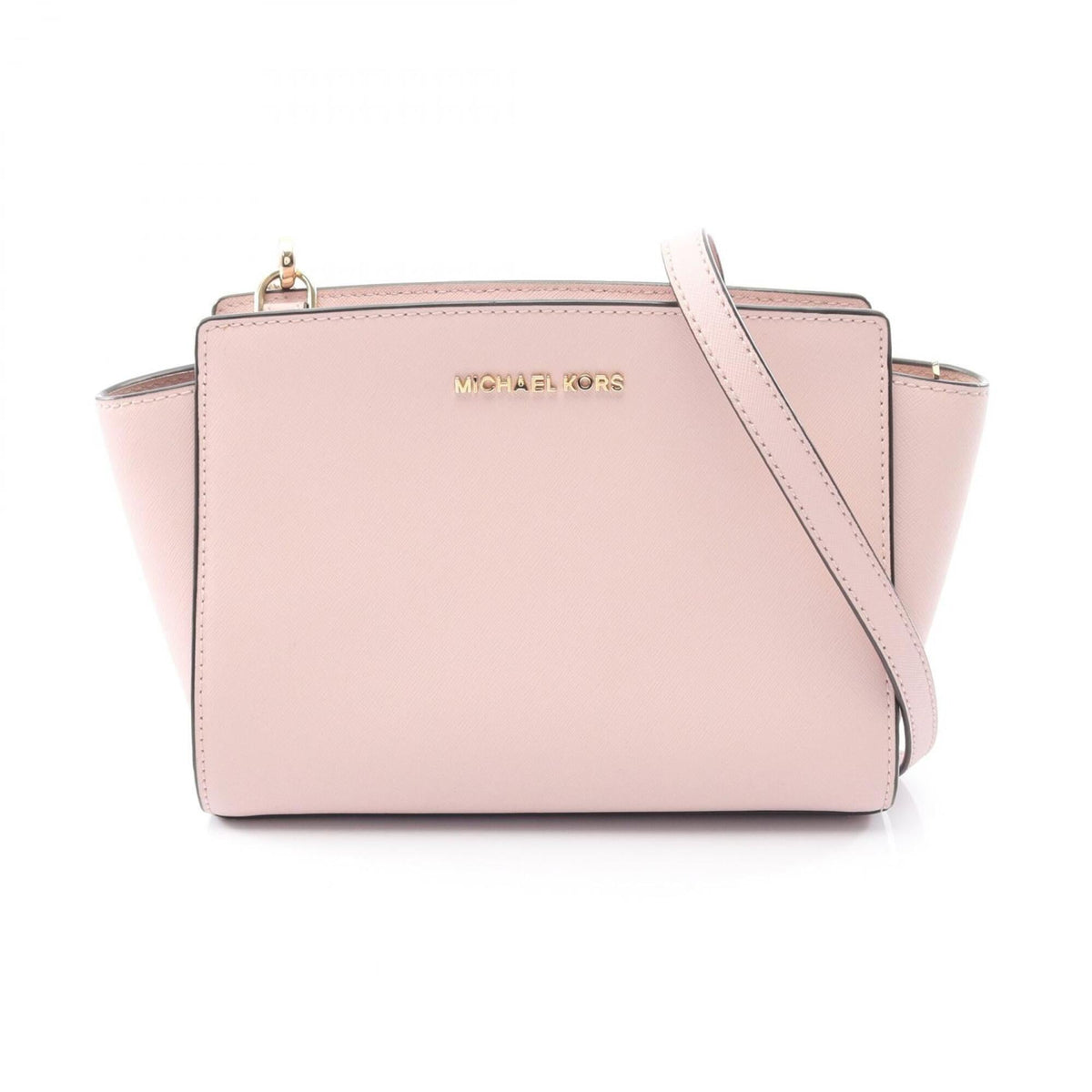 Michael Kors Pink Leather Handbag Pochette Shoulder Bag (Pre-Owned)