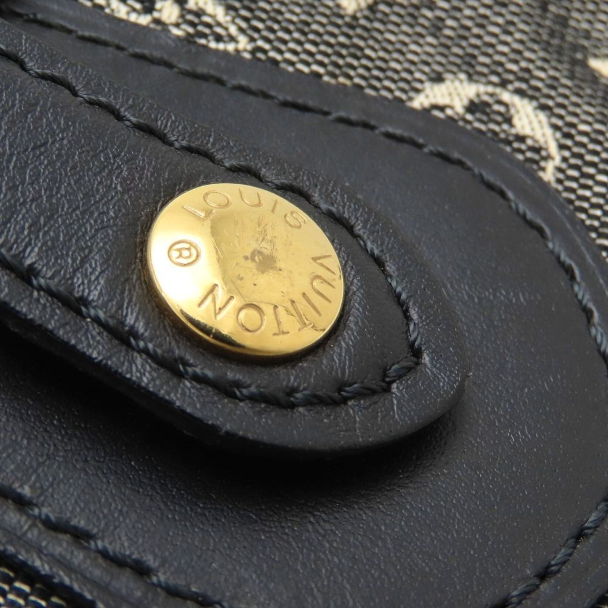 Louis Vuitton Noir Monogram Mini Canvas Leather Shoulder Bag (Pre-Owned)