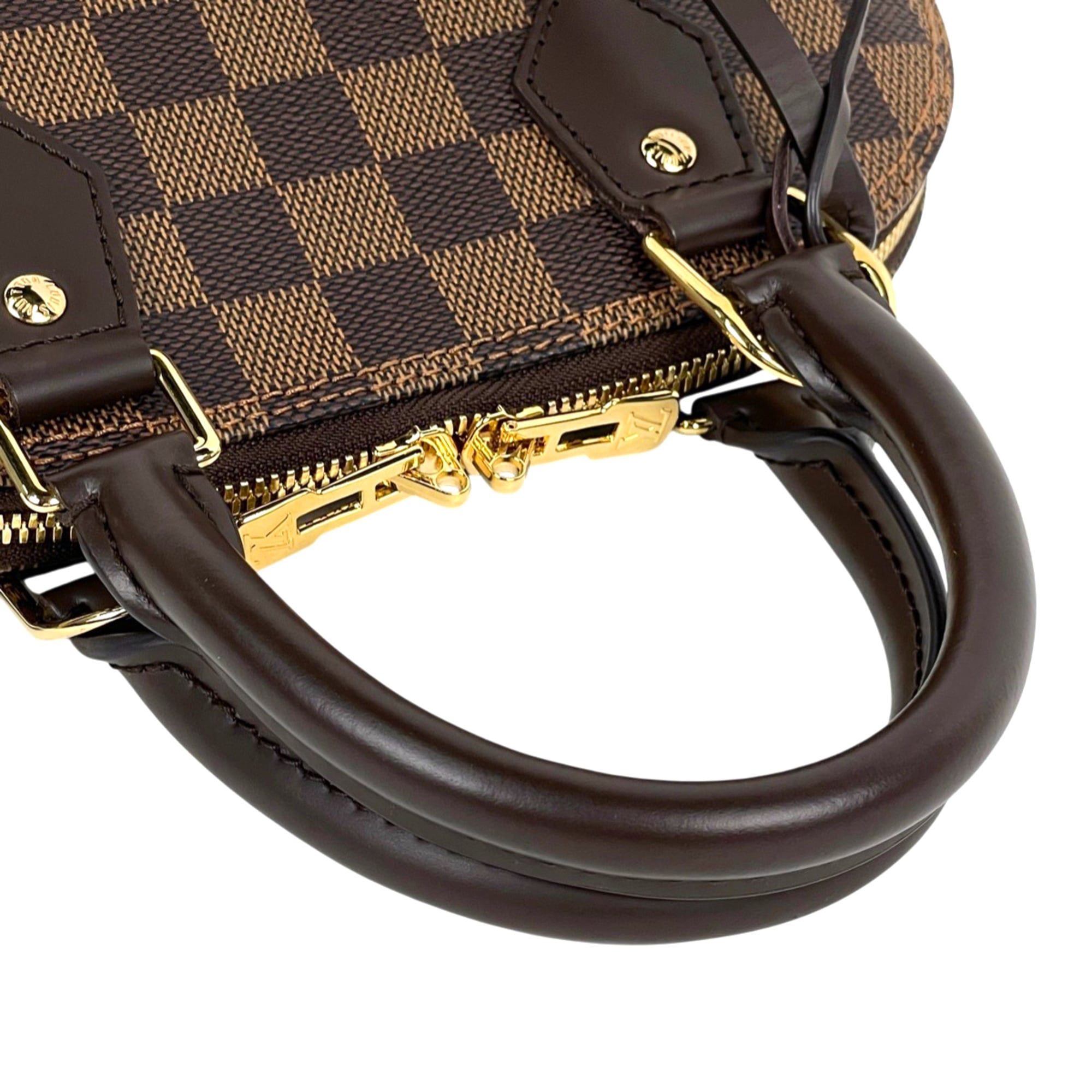 Louis Vuitton Brown Damier Canvas Handbag Shoulder Bag (Pre-Owned)