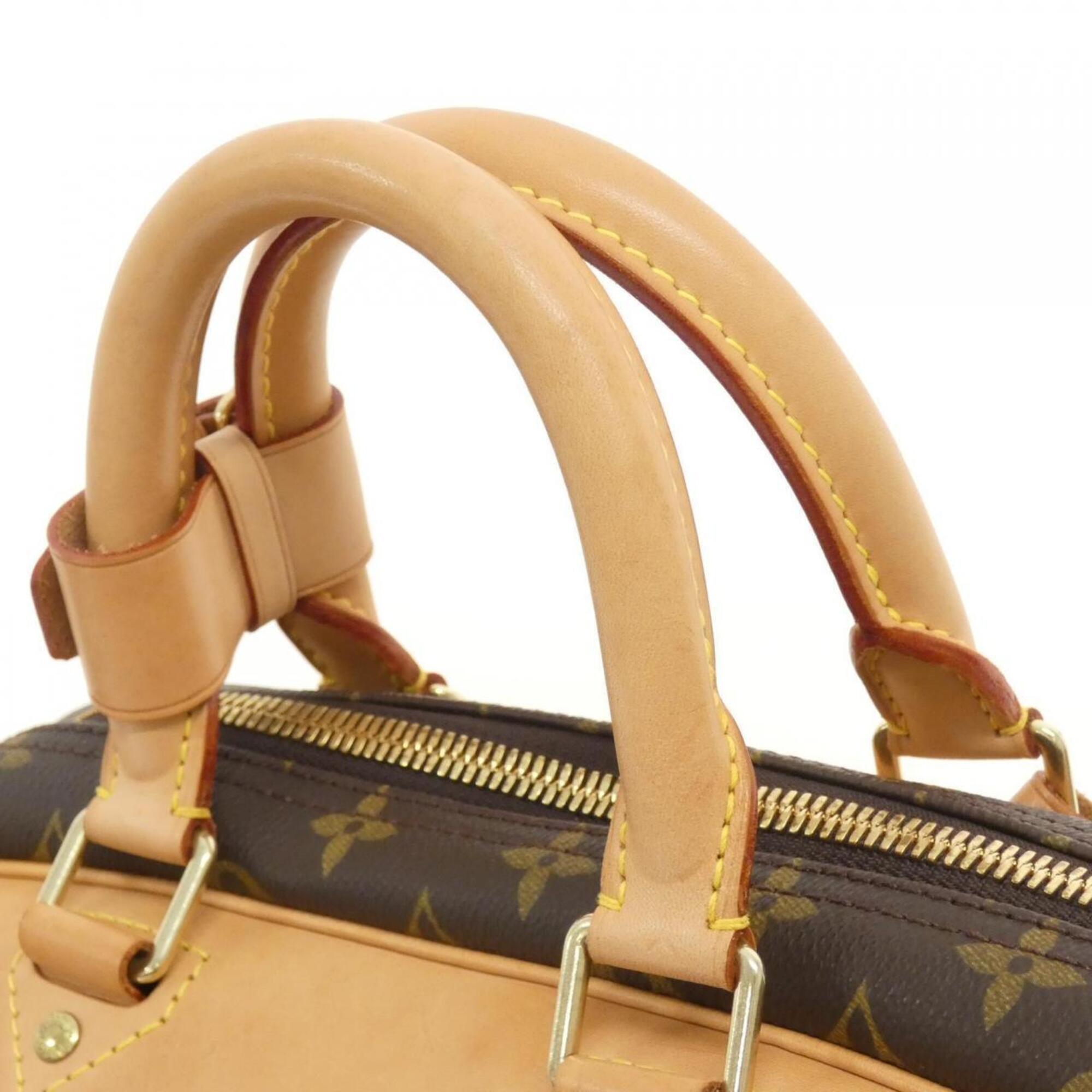 Louis Vuitton Monogram Marron Coated Canvas Handbag (Pre-Owned)