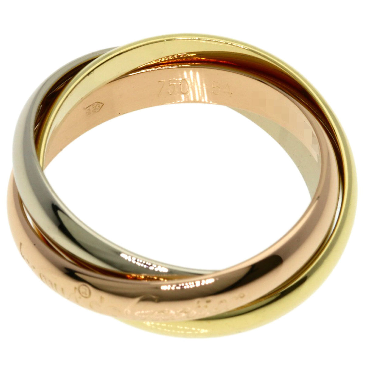 Cartier Trinity Yellow Gold (18K) Pink Gold (18K) White Gold (18K) Band Ring (Pre-Owned)