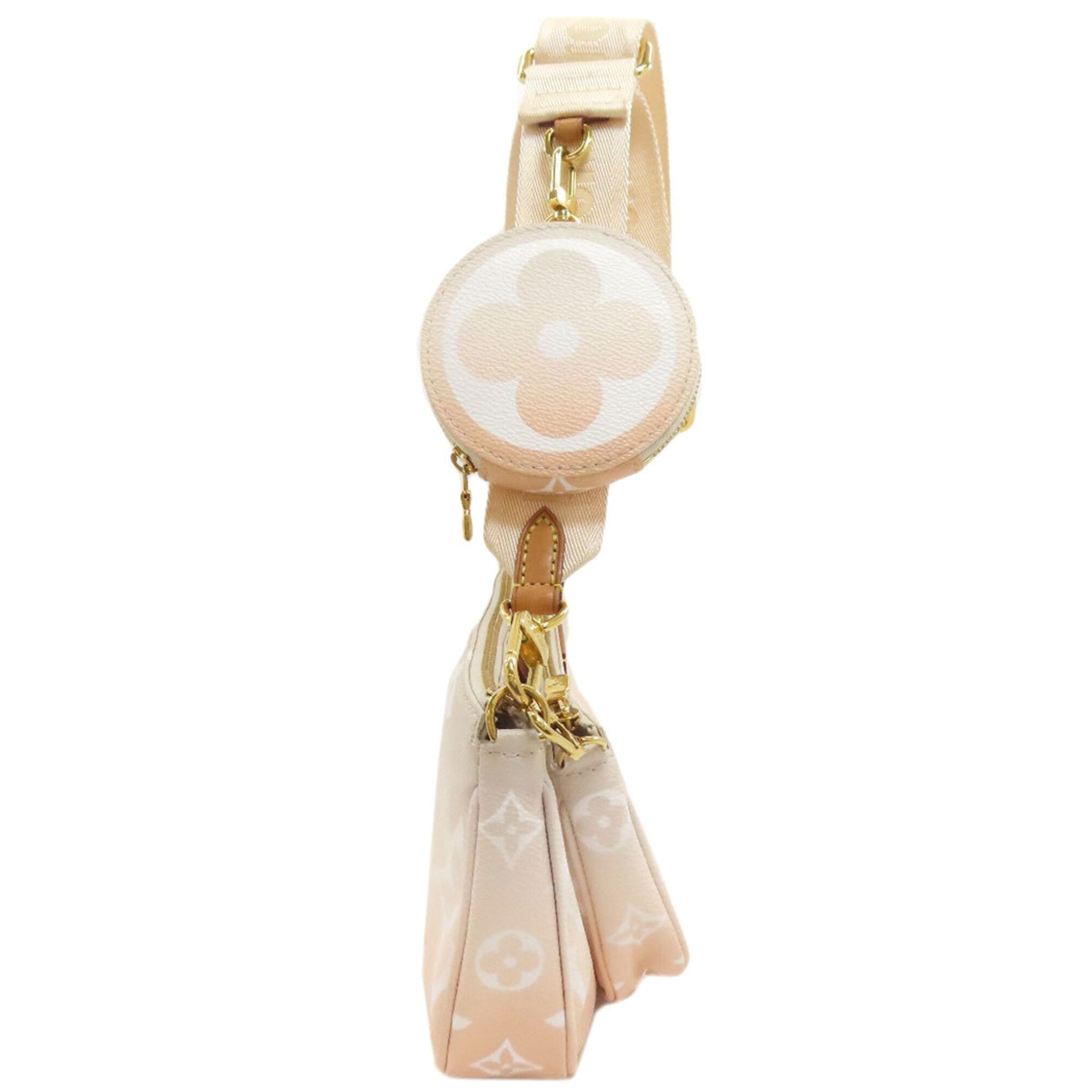 Louis Vuitton Monogram Pink Pochette Shoulder Bag (Pre-Owned)
