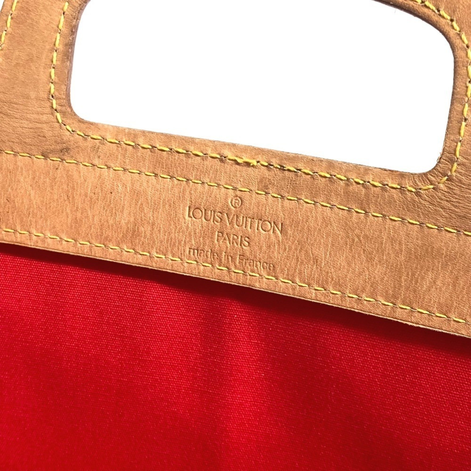Louis Vuitton Monogram Vernis Red Color Monogram Vernis Handbag (Pre-Owned)