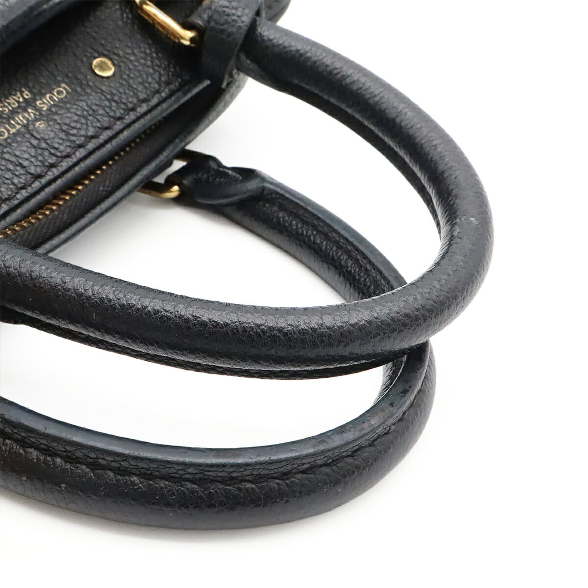 Louis Vuitton Noir Monogram Empreinte Leather Handbag Shoulder Bag (Pre-Owned)