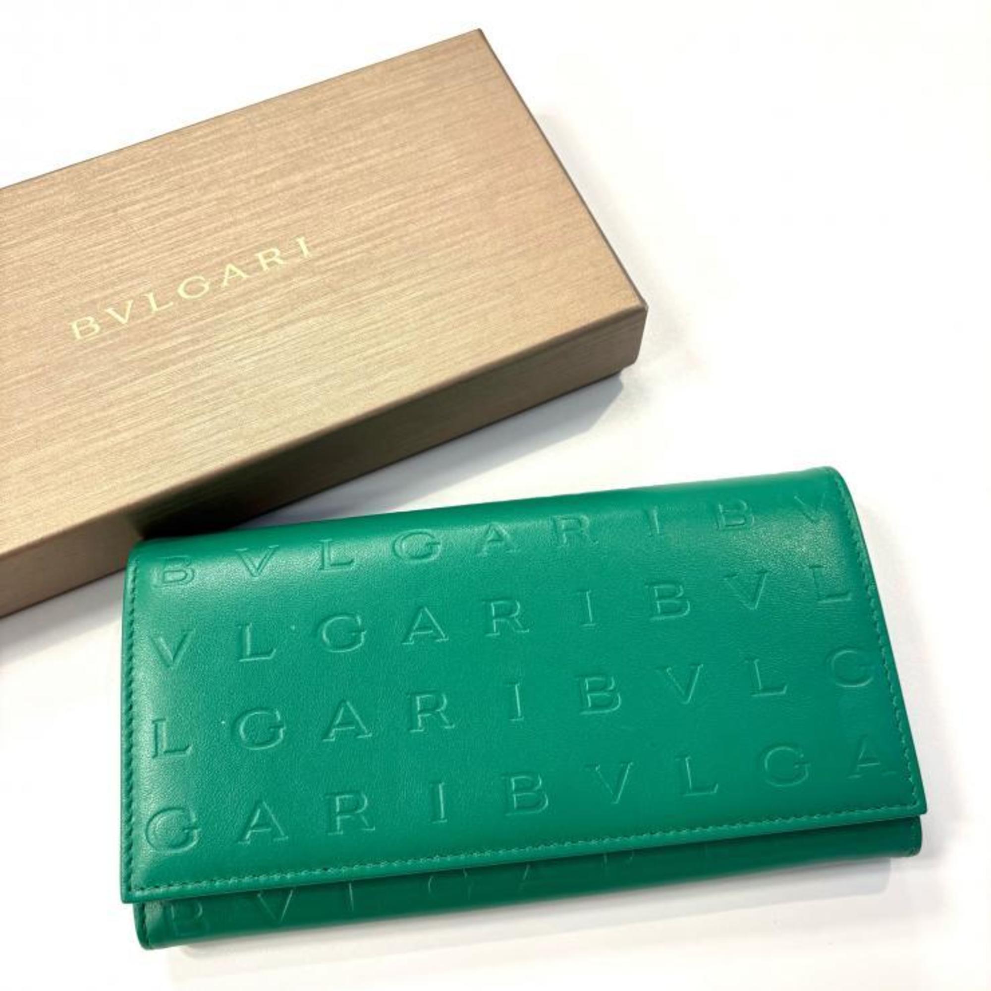 Bvlgari Green Long Wallet (Bi-Fold) (Pre-Owned)