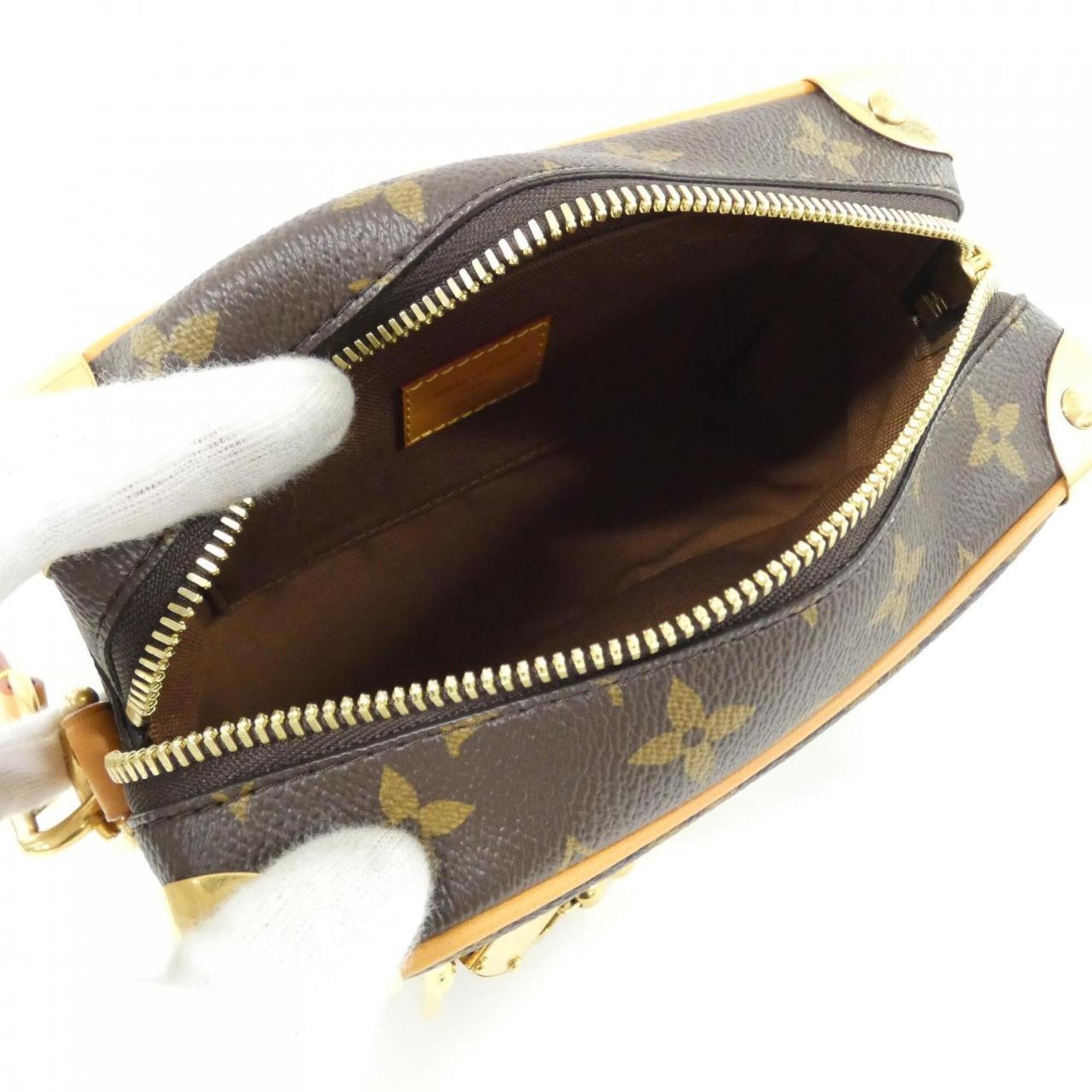 Louis Vuitton Brown Coated Canvas Shoulder Bag (Pre-Owned)