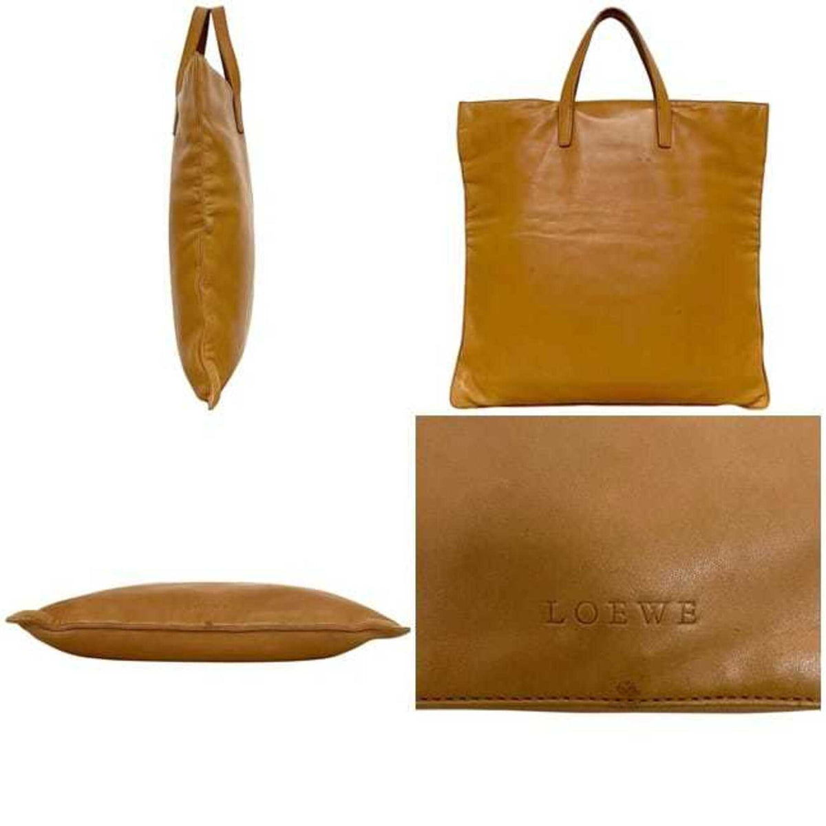 Loewe Brown Nappa Leather Tote Bag (Pre-Owned)