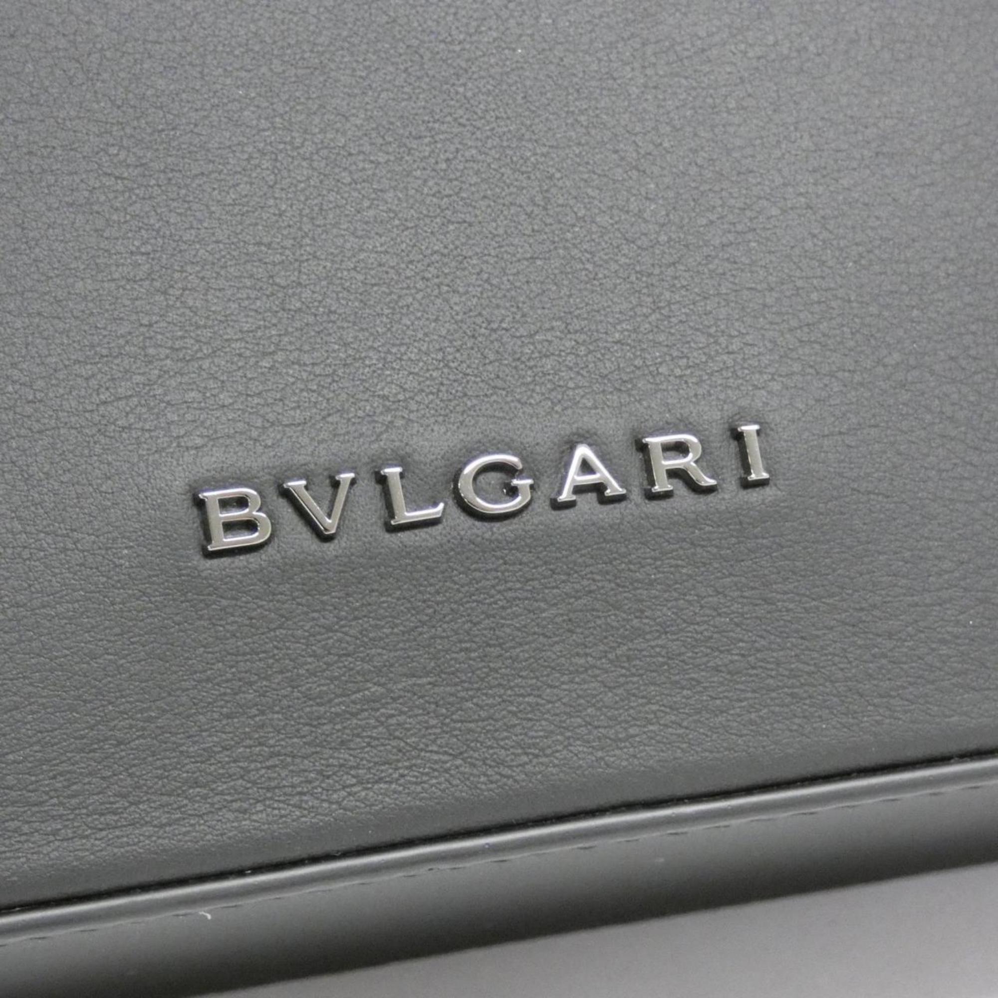 Bvlgari Black Leather Shoulder Bag (Pre-Owned)