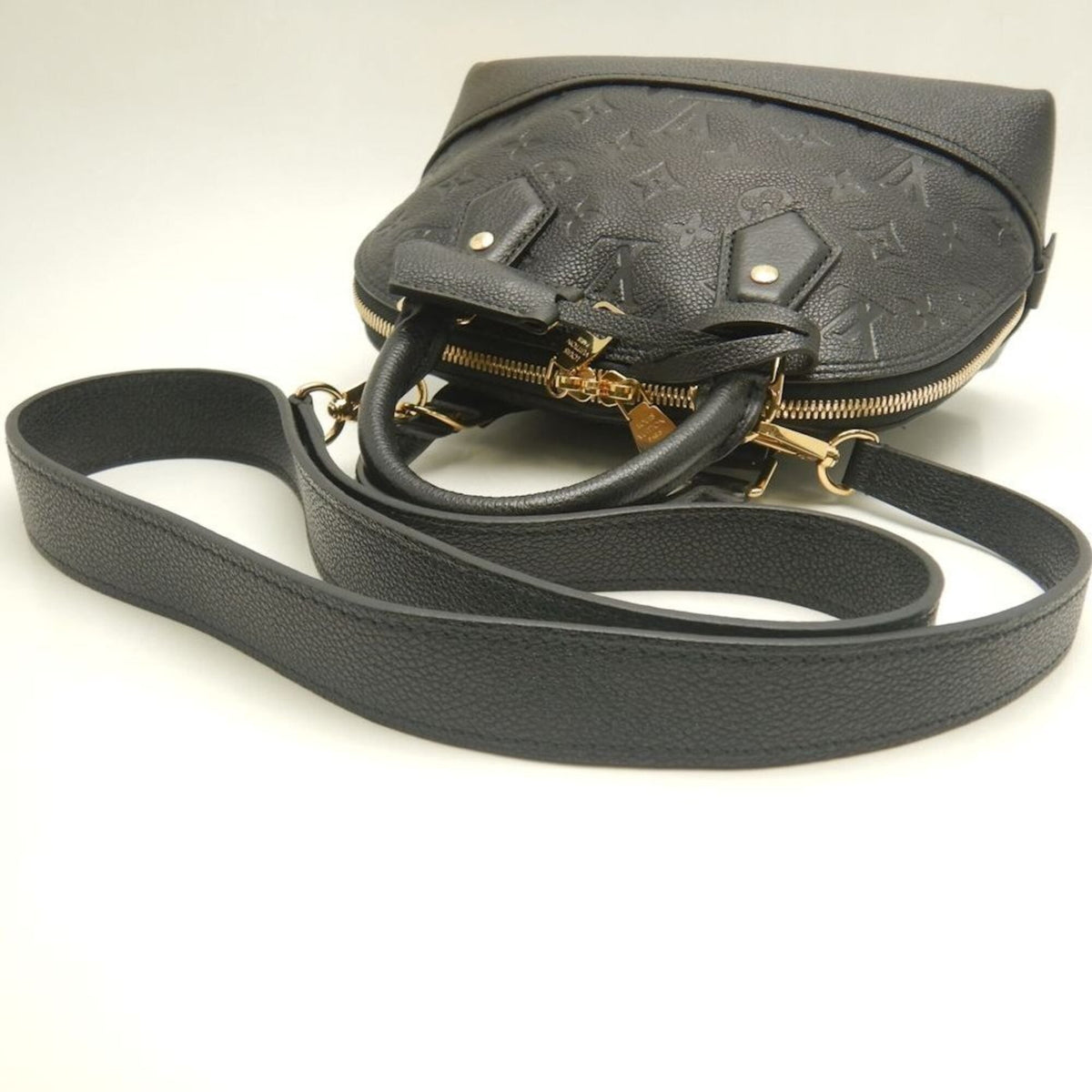 Louis Vuitton Noir Monogram Empreinte Handbag (Pre-Owned)