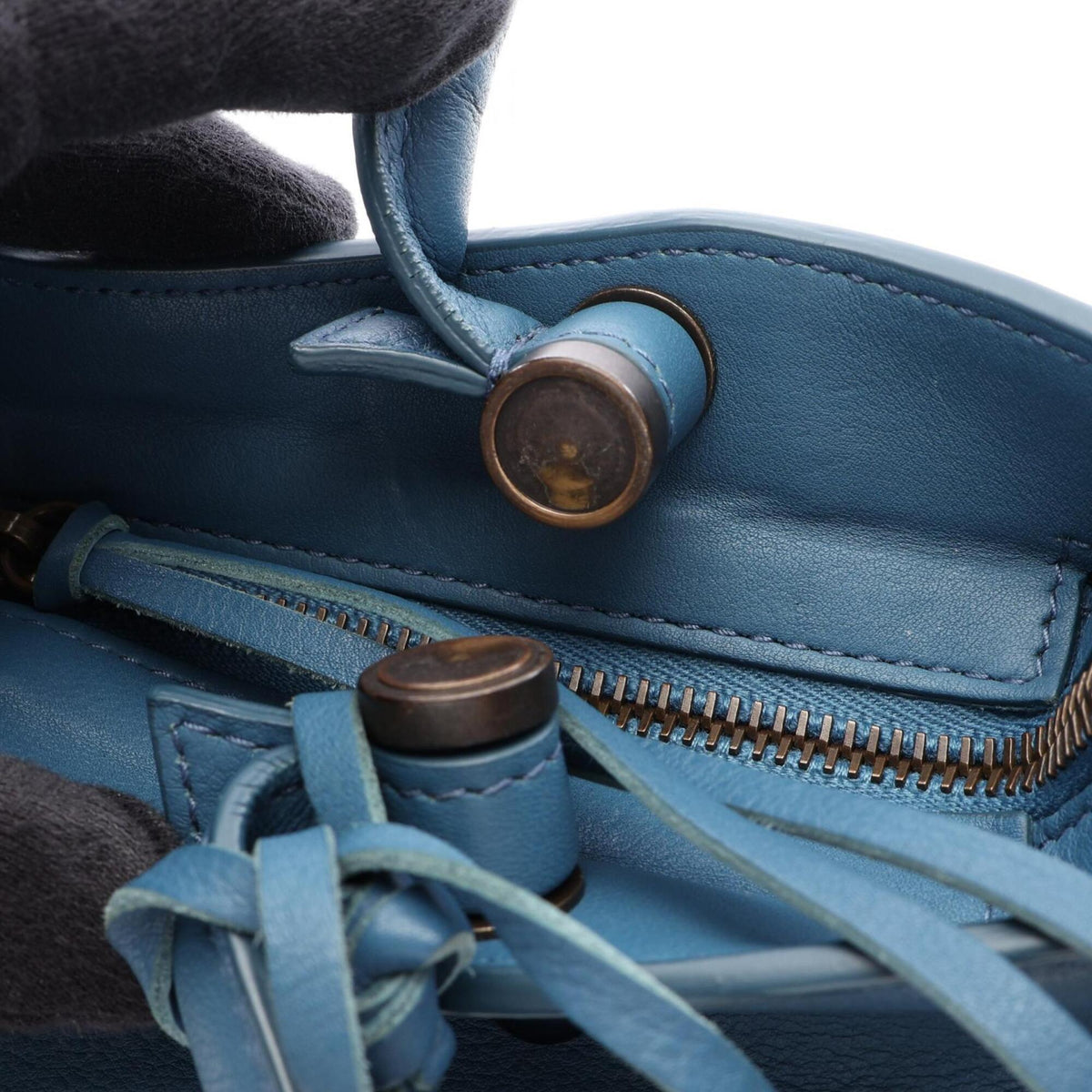 Balenciaga Blue Leather Handbag (Pre-Owned)