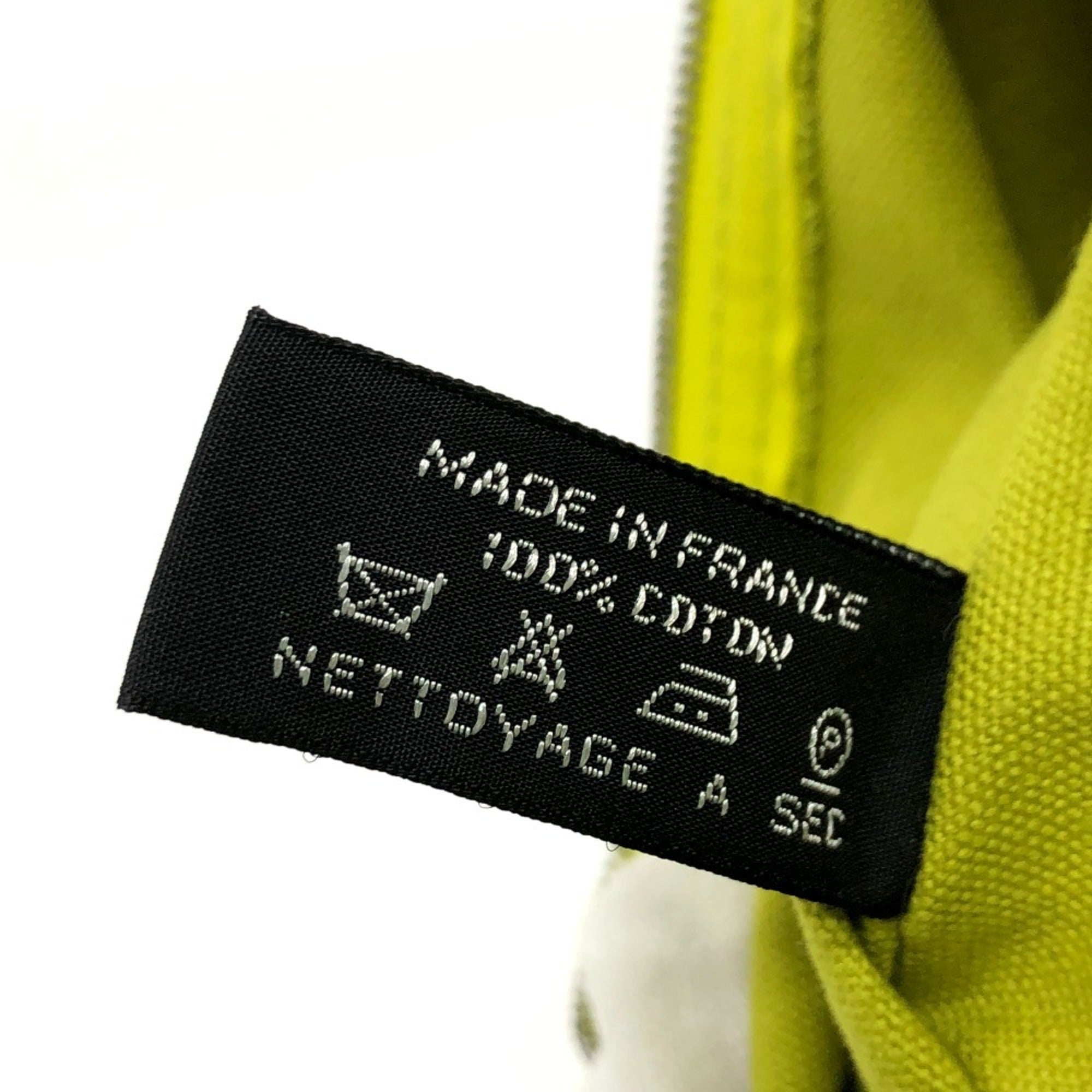 Hermes Green Canvas Pouch (Pre-Owned)