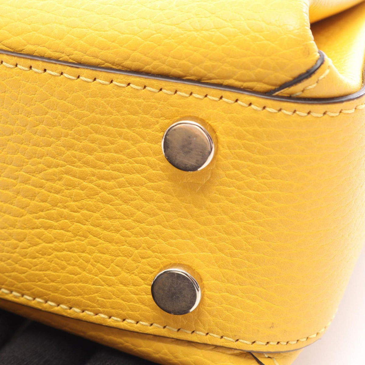 Gucci Yellow Leather Handbag (Pre-Owned)