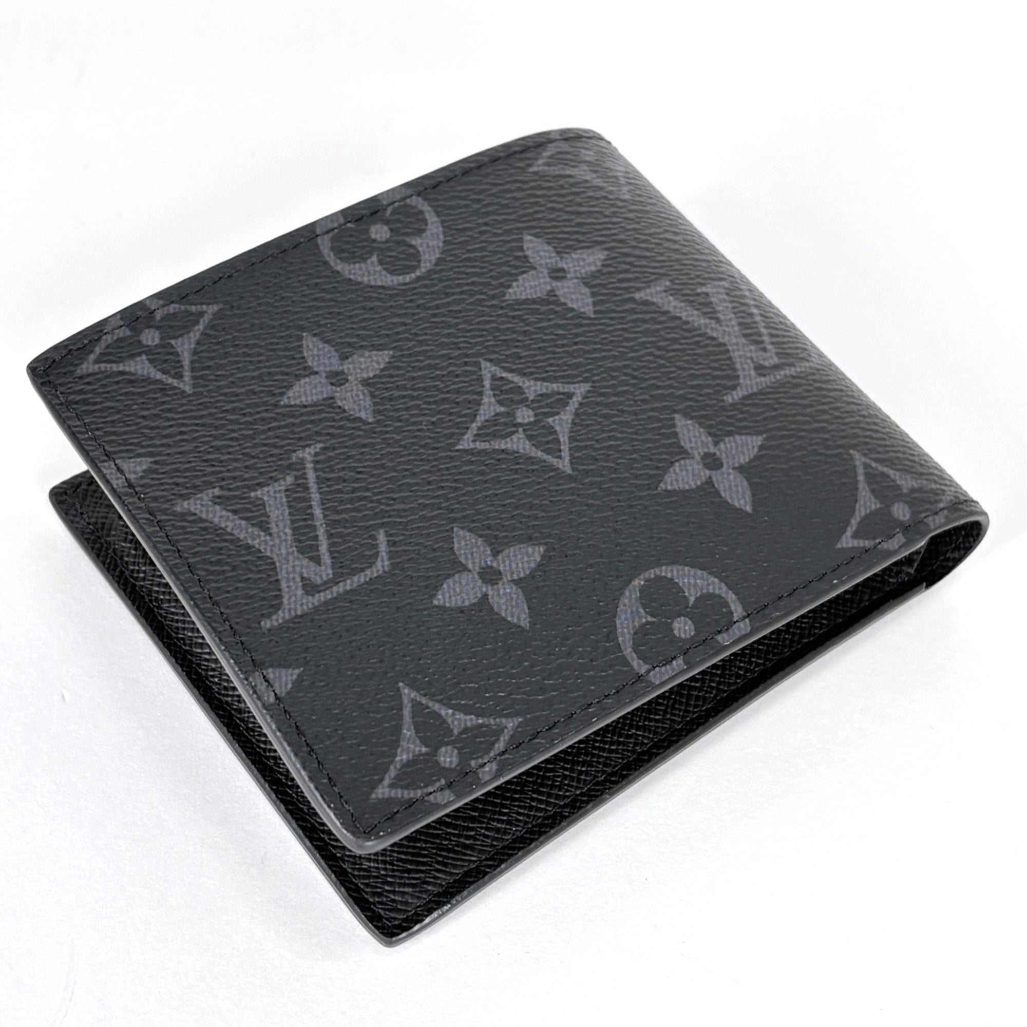 Louis Vuitton Black Monogram Eclipse Wallet (Bi-Fold) (Pre-Owned)