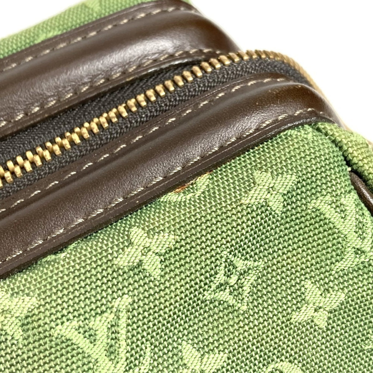 Louis Vuitton Khaki Monogram Mini Canvas Boston Bag Handbag Shoulder Bag (Pre-Owned)
