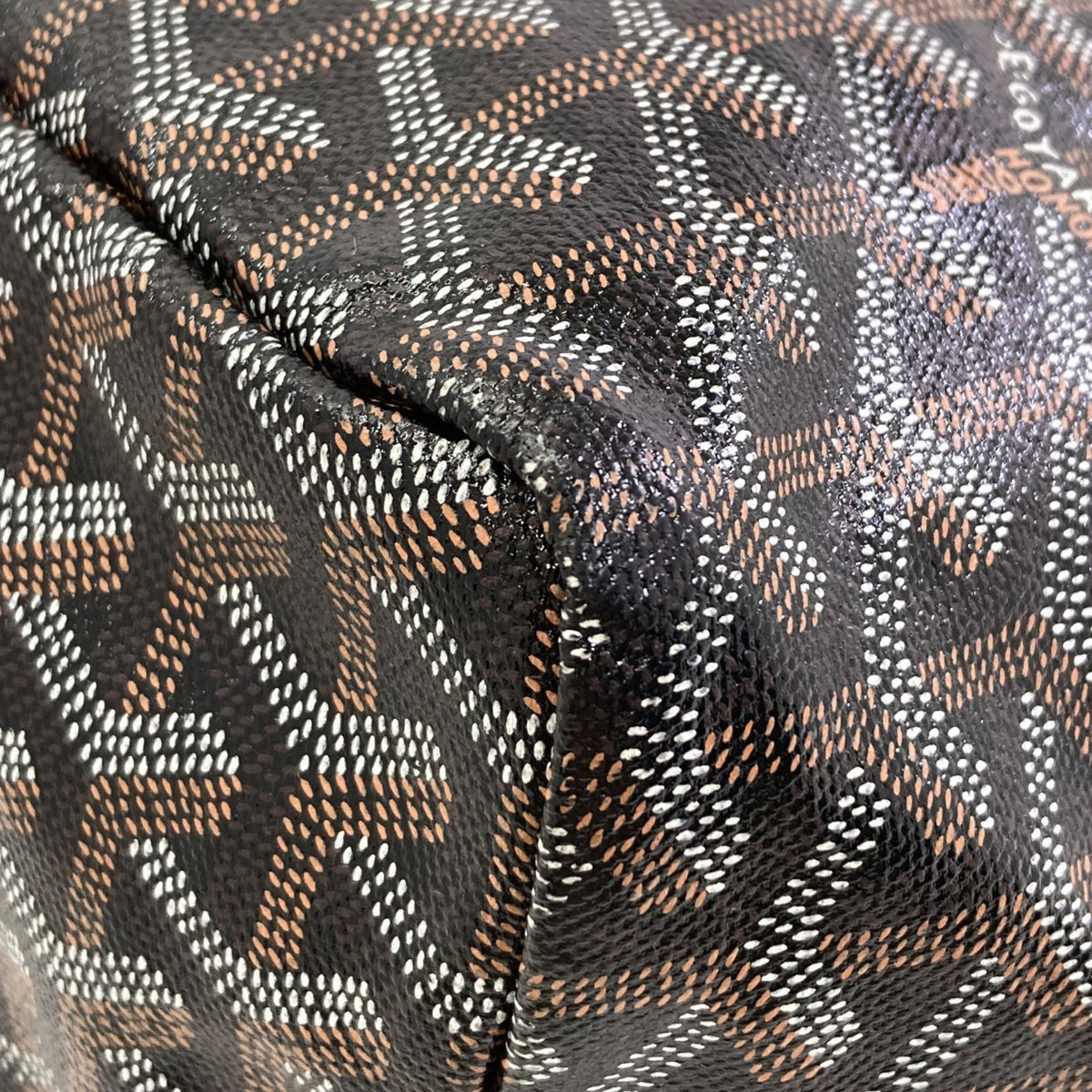 Goyard Black Pvc Tote Bag (Pre-Owned)