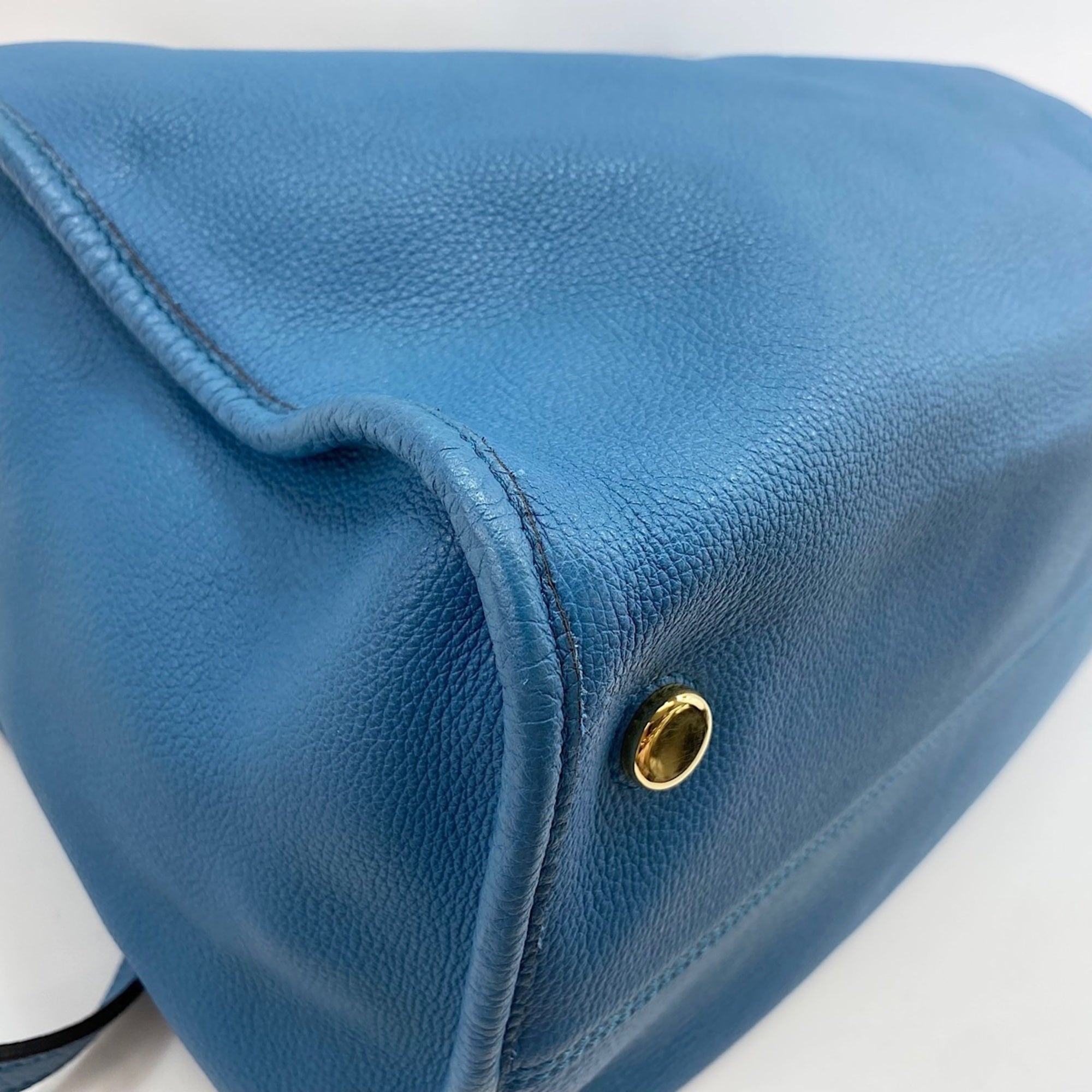 Gucci Blue Tote Bag (Pre-Owned)