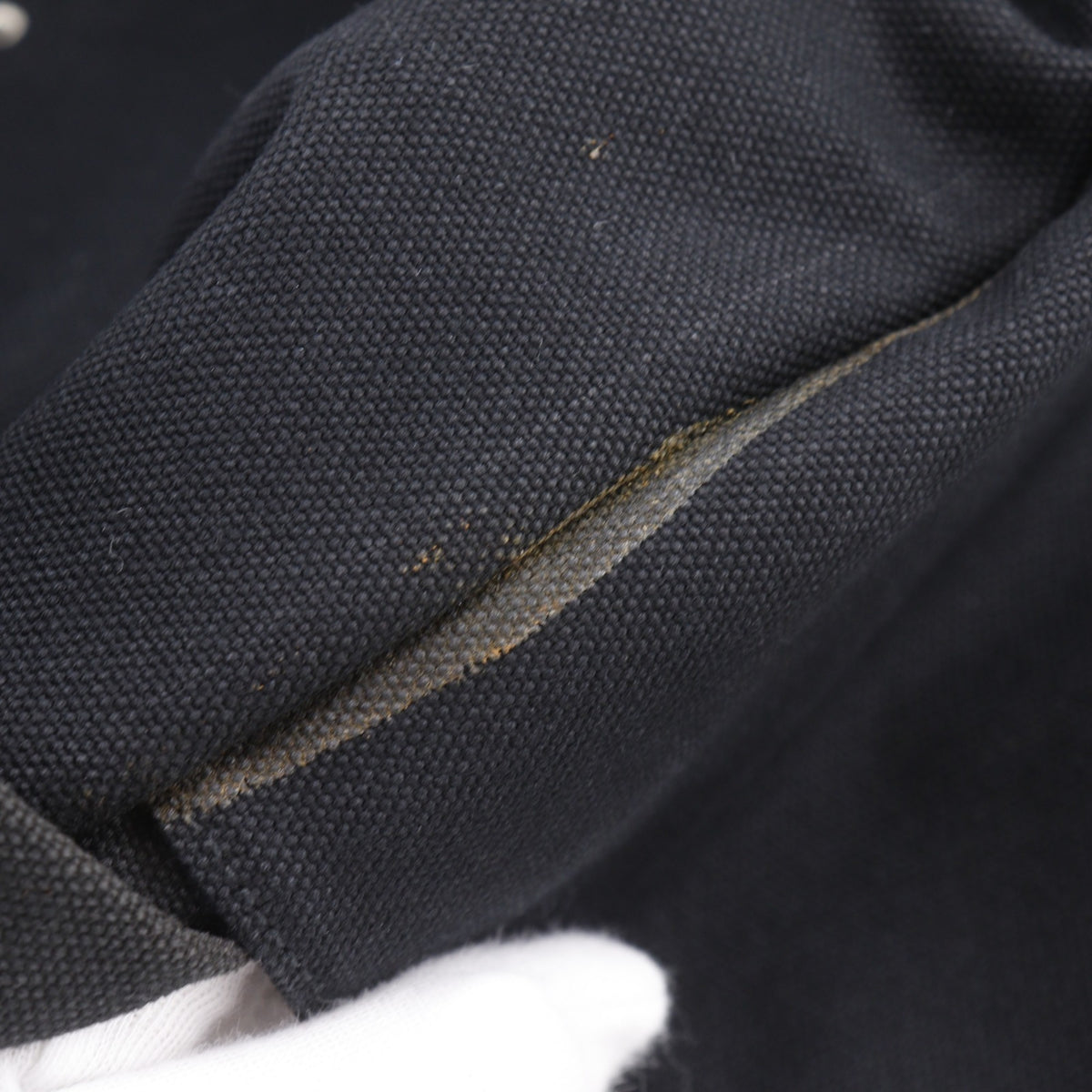 Prada Black Canvas Tote Bag (Pre-Owned)