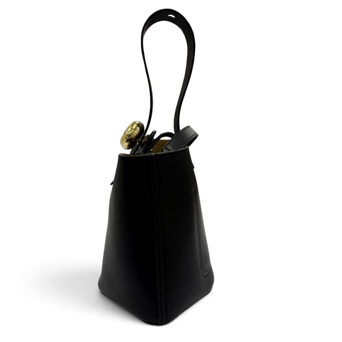 Loewe Black Leather Handbag Shoulder Bag (Pre-Owned)