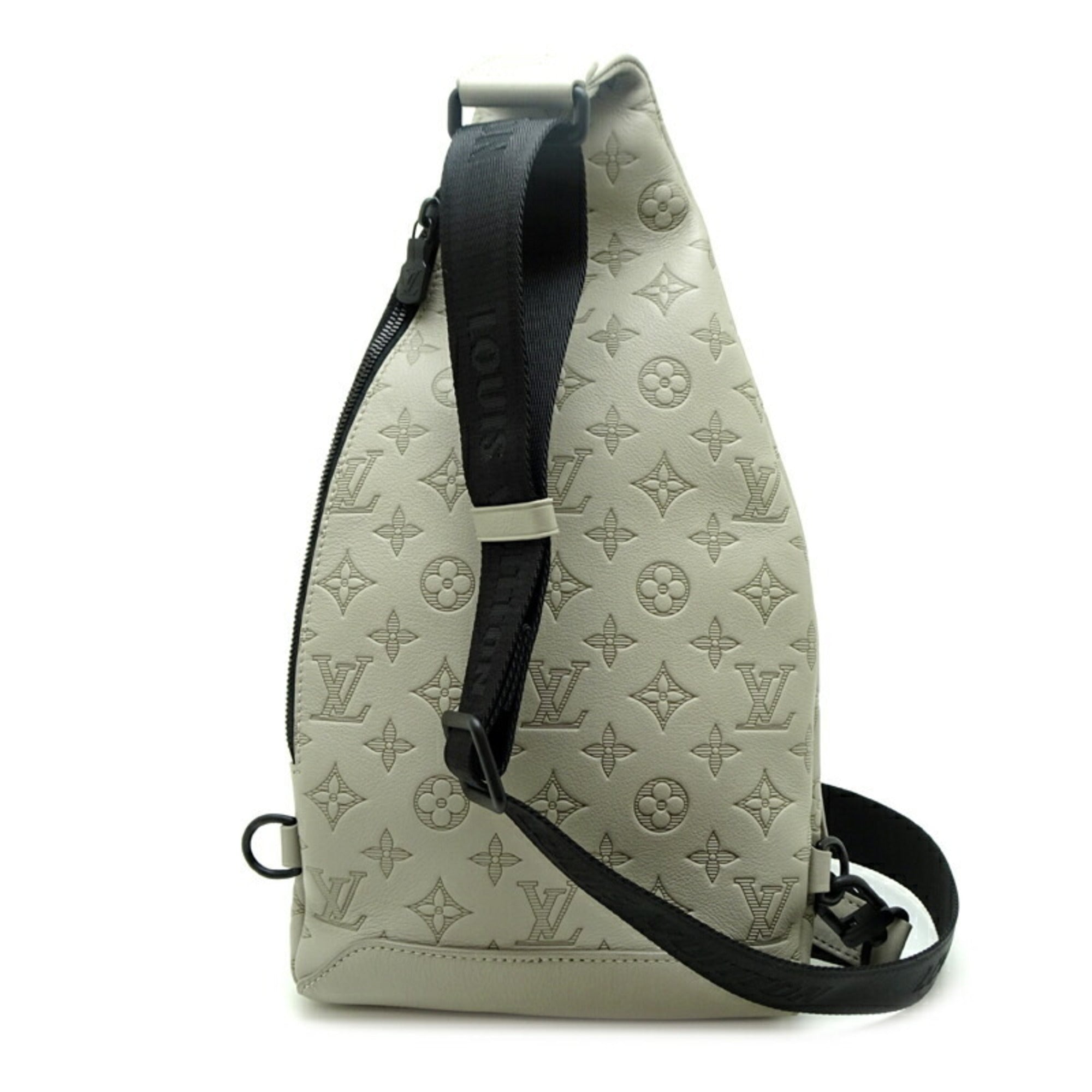 Louis Vuitton Gray Sable Monogram Shadow Pouch Sling Bag (Pre-Owned)