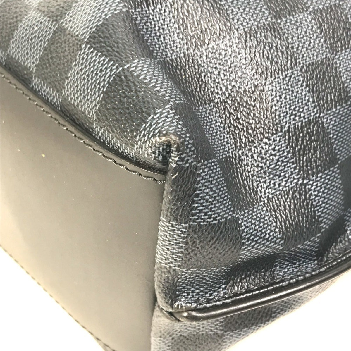 Louis Vuitton Damier Cobalt Black Navy Shoulder Bag Tote Bag (Pre-Owned)