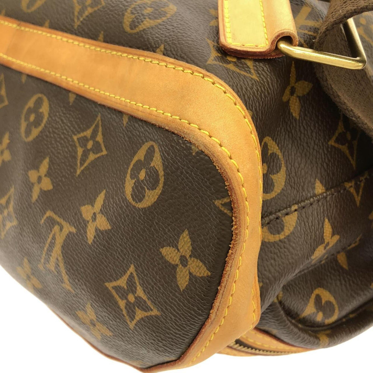 Louis Vuitton Marron Monogram Coated Canvas Backpack (Pre-Owned)
