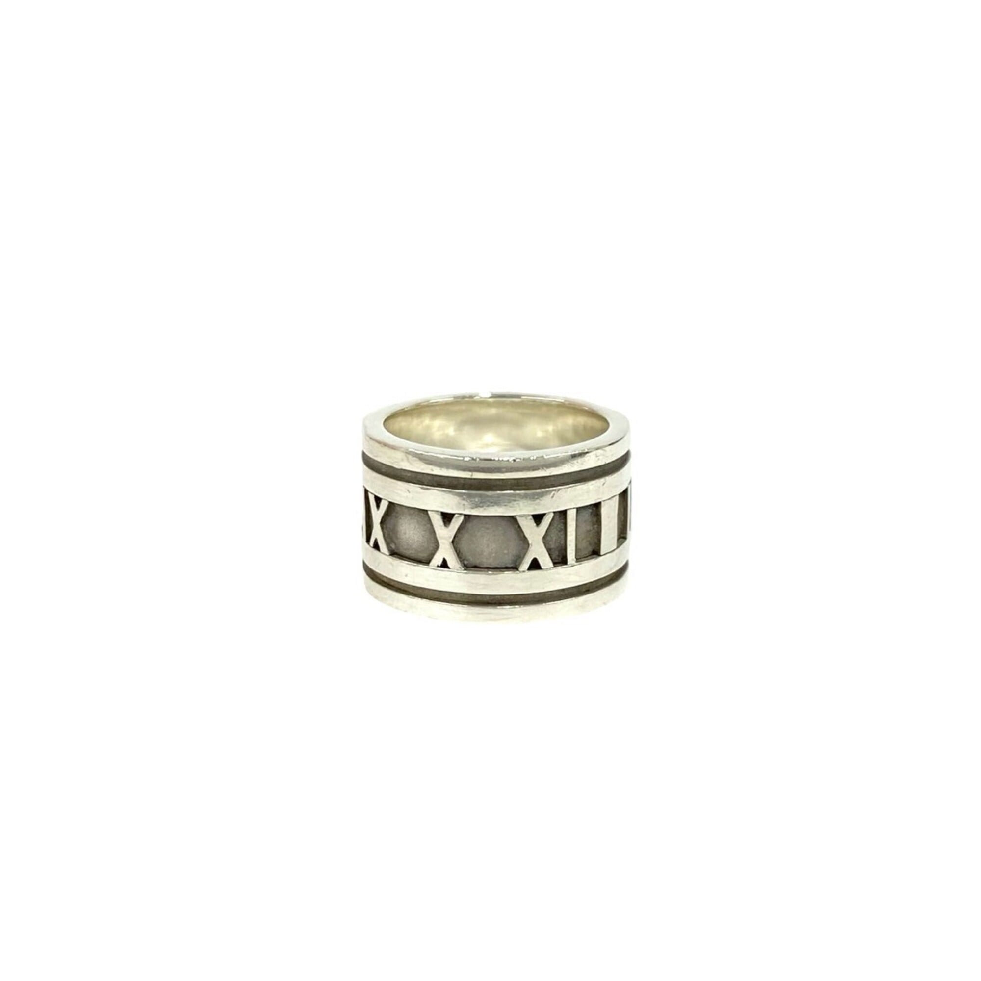 Tiffany Silver Silver 925 Band Ring (Pre-Owned)