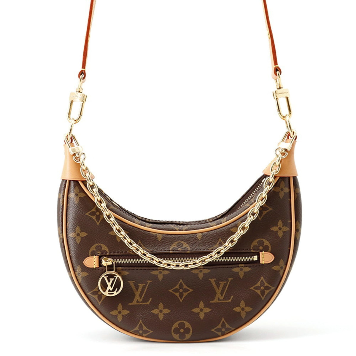 Louis Vuitton Beige Monogram Shoulder Bag (Pre-Owned)