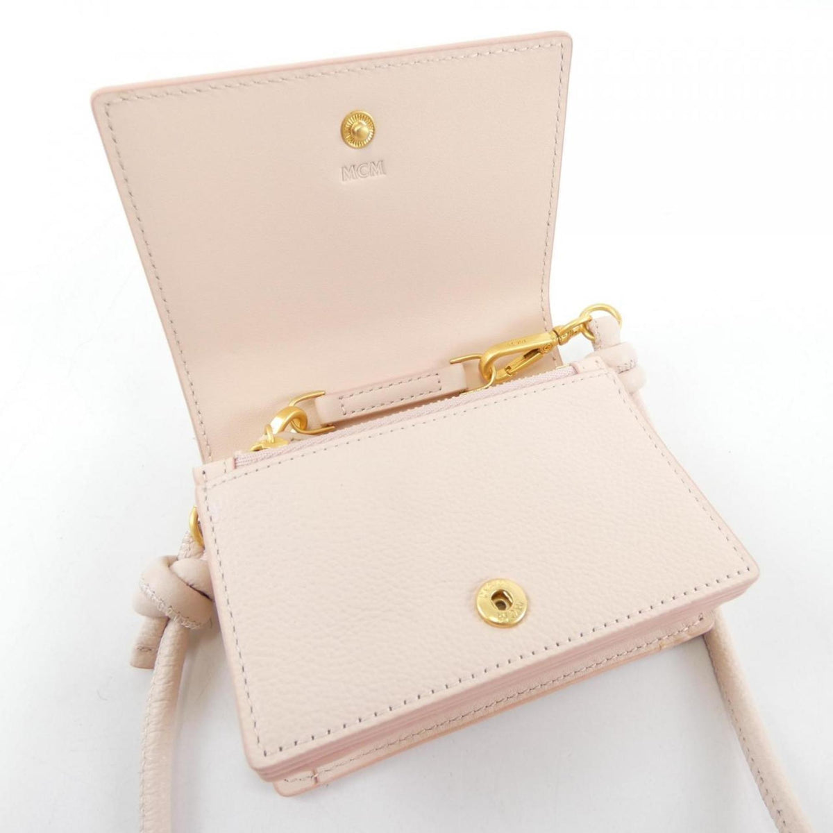Mcm Pink Chain/Shoulder Wallet (Pre-Owned)