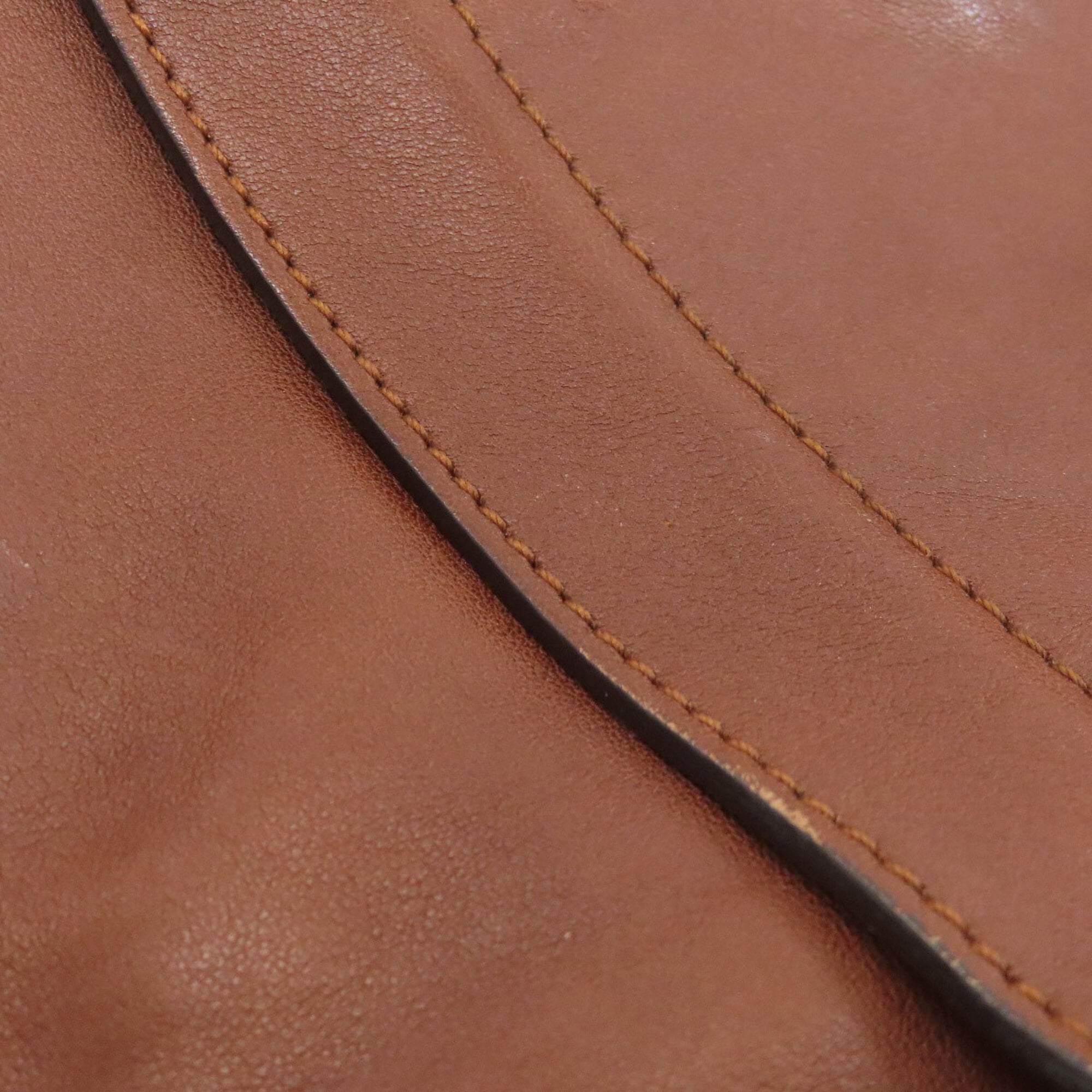 Longchamp Brown Leather Handbag (Pre-Owned)