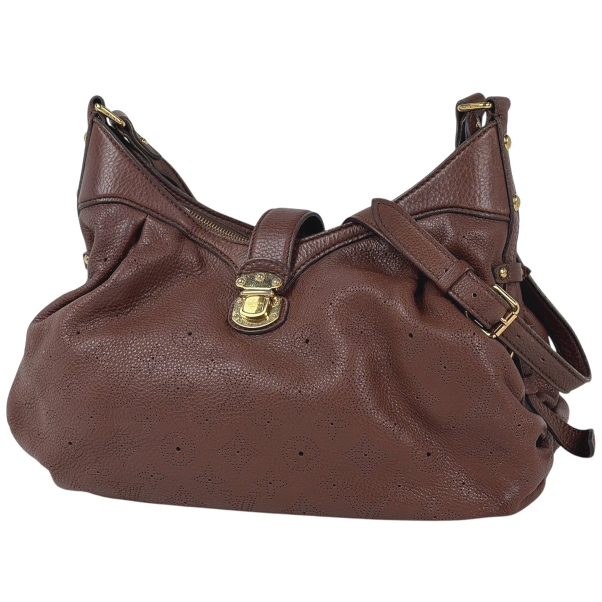 Louis Vuitton Cognac Leather Shoulder Bag (Pre-Owned)
