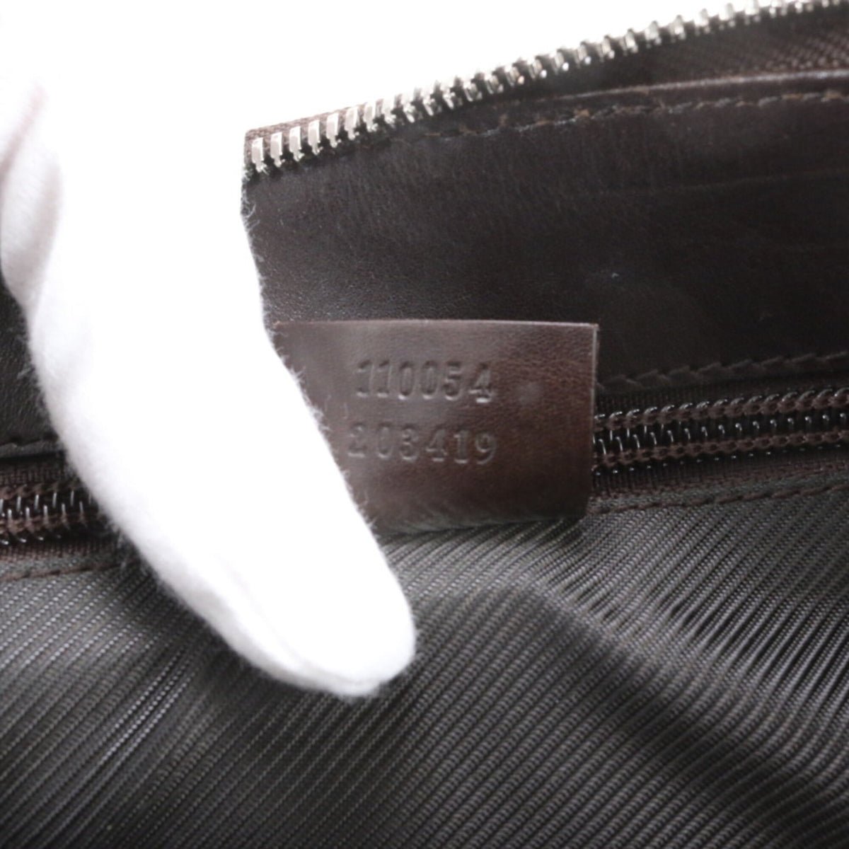 Gucci Brown Leather Coated Canvas Messenger Bag Shoulder Bag (Pre-Owned)